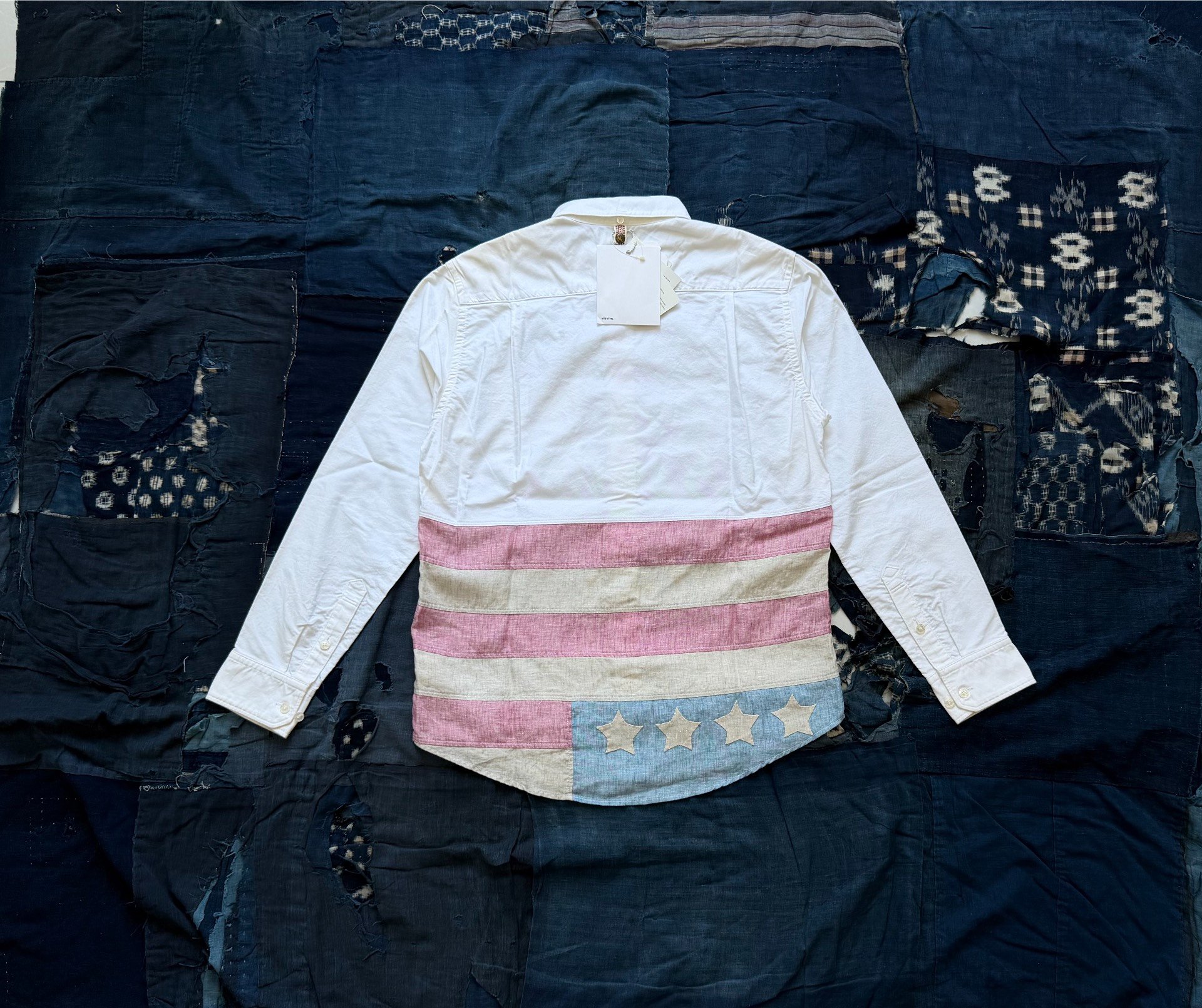 VISVIM 13SS Stars Flag Long-Sleeve Shirt