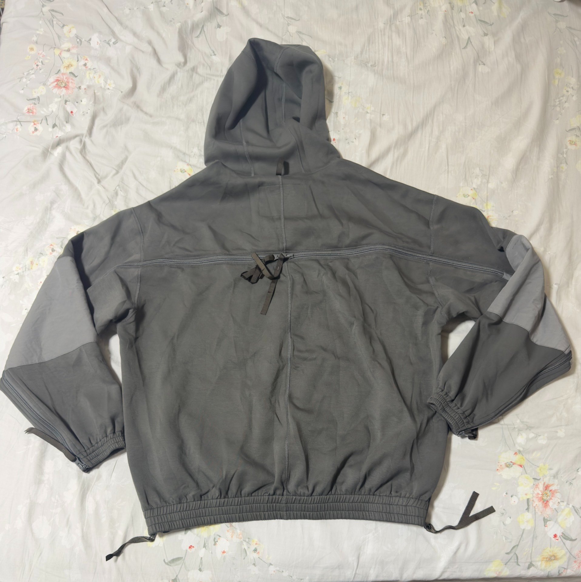 n.hoolywood 23SS Half-Zip Hoodie — front