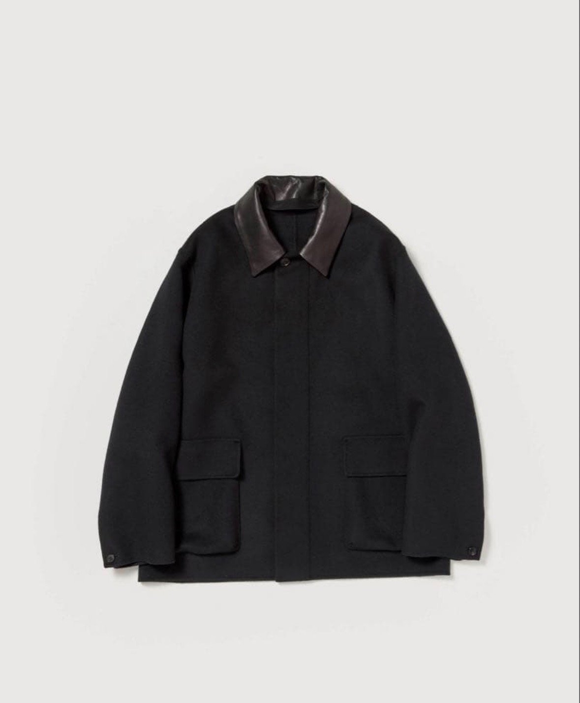Auralee 25AW Cashmere Sheepskin Collar Jacket