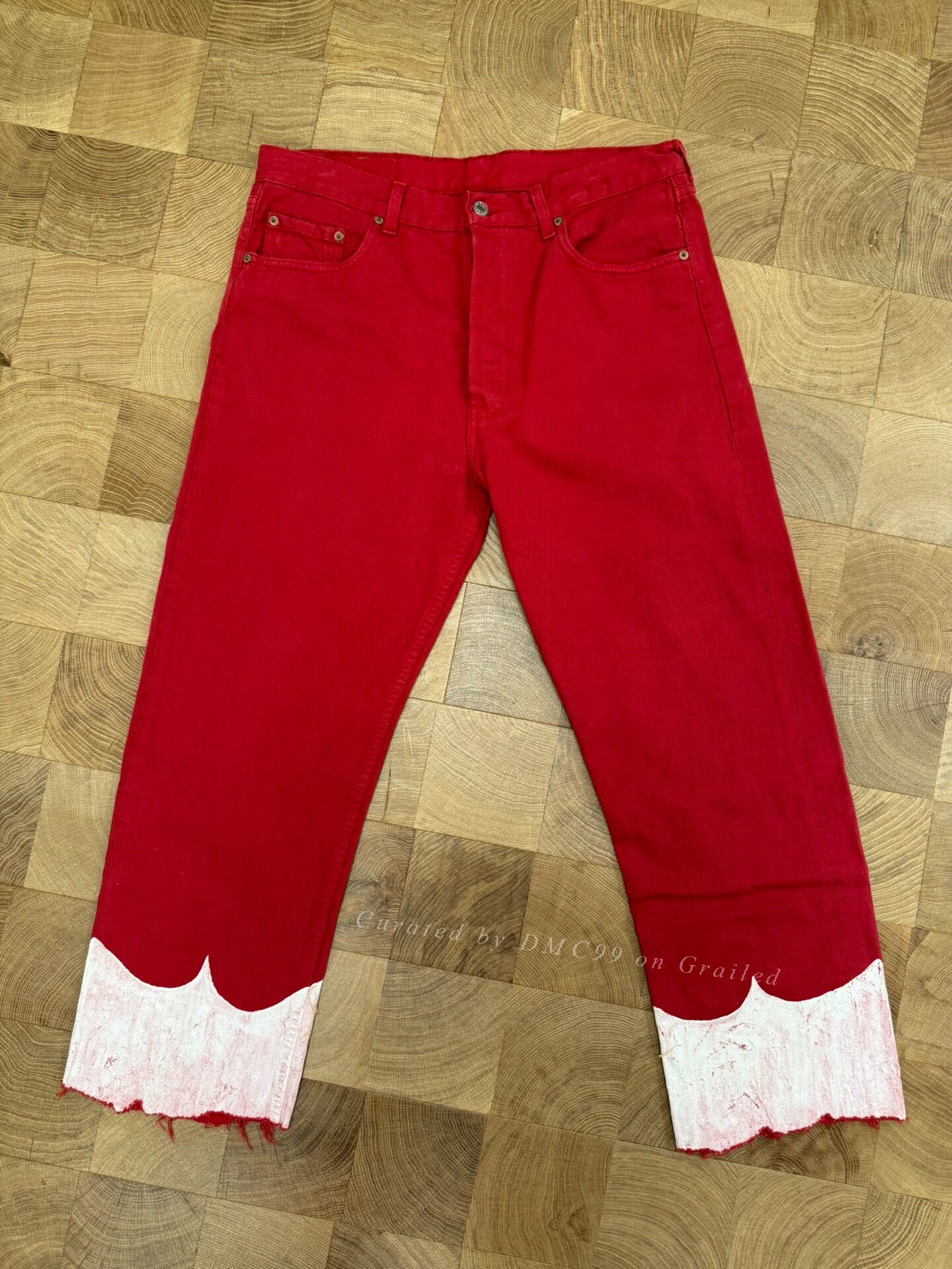 Levi's 501 Vintage 90s Red Jeans
