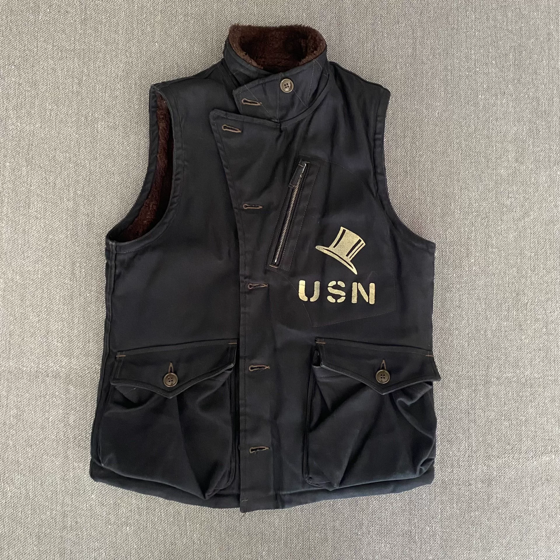 Freewheelers 1930s Aviators Vest