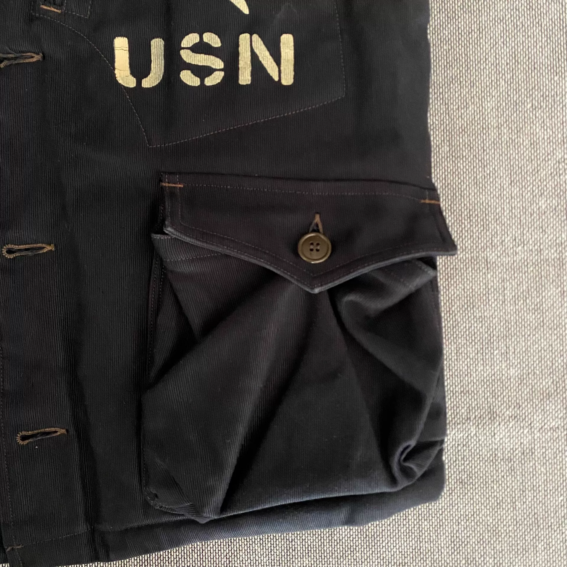 Freewheelers 1930s Aviators Vest — label