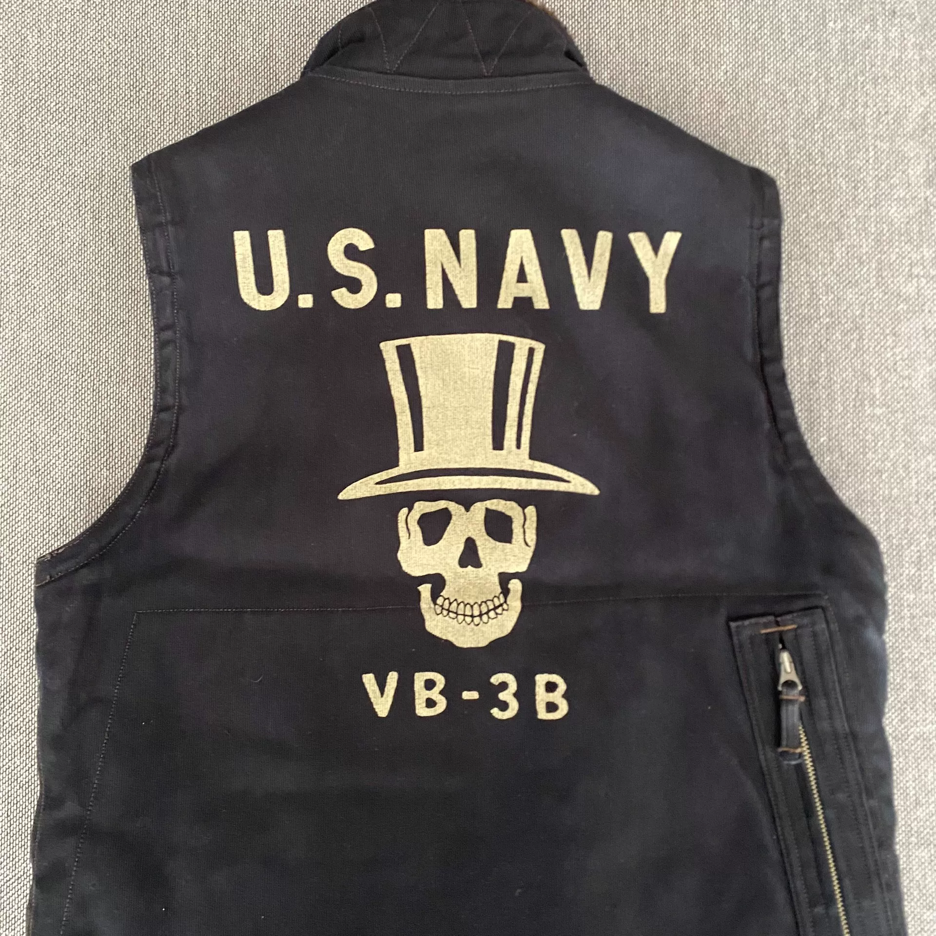 Freewheelers 1930s Aviators Vest — back