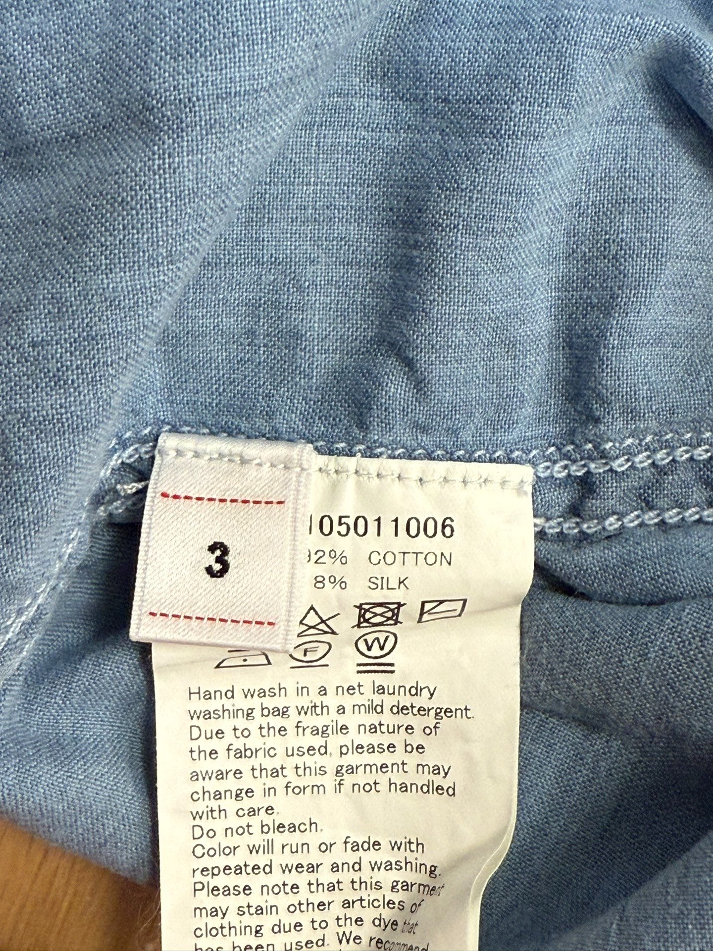 VISVIM 22SS Pioneer Chambray L/S Crash — back