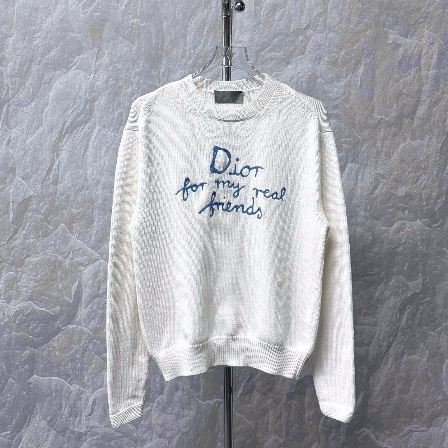 Dior SS25 Embroidered Crew Neck Sweater