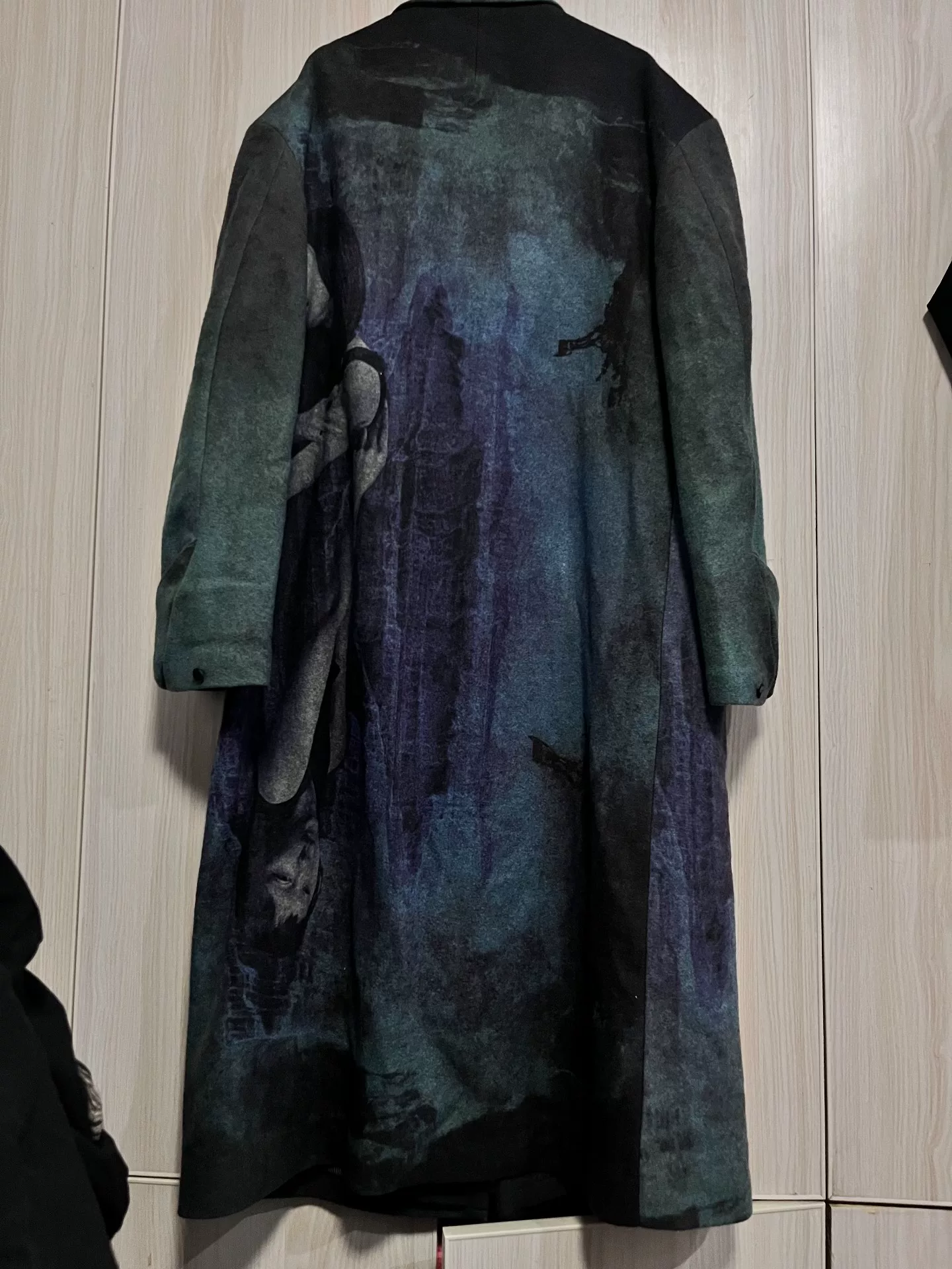 Yohji Yamamoto 22AW Long Coat — detail