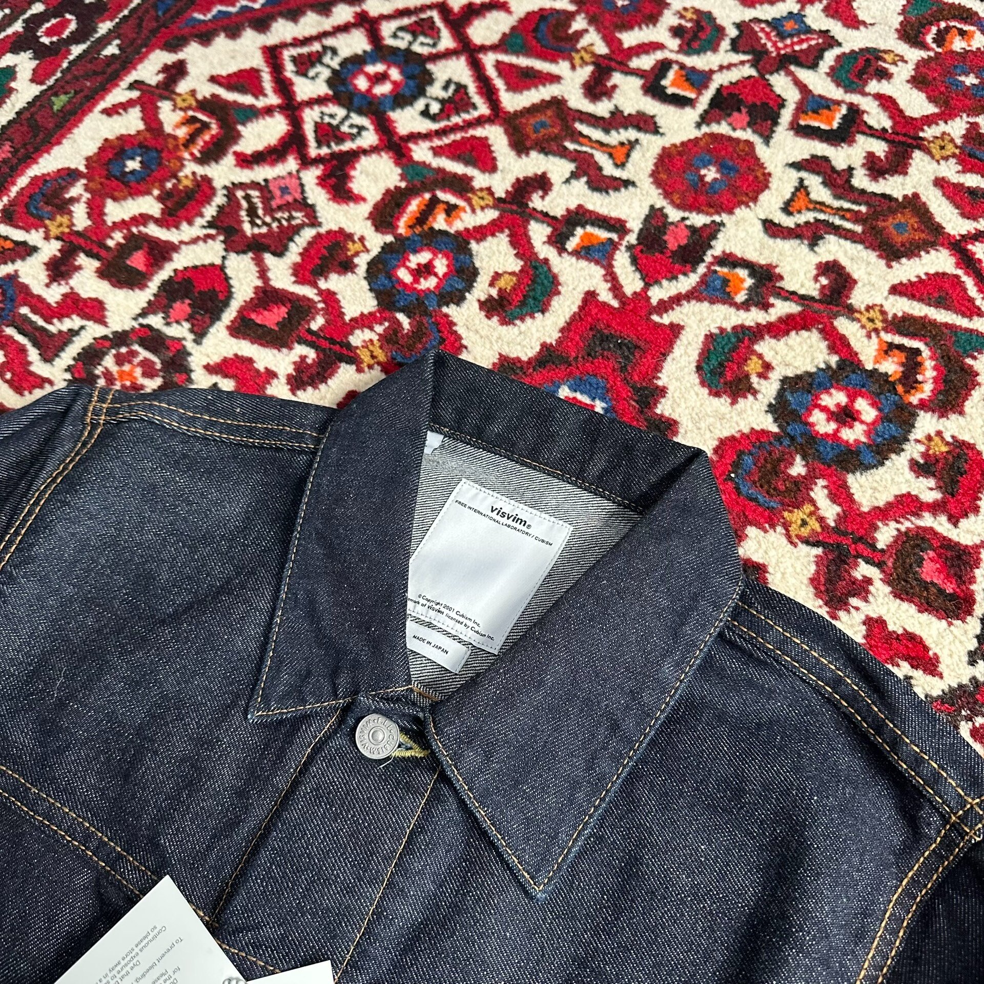 visvim 12aw 101 Denim Jacket — back