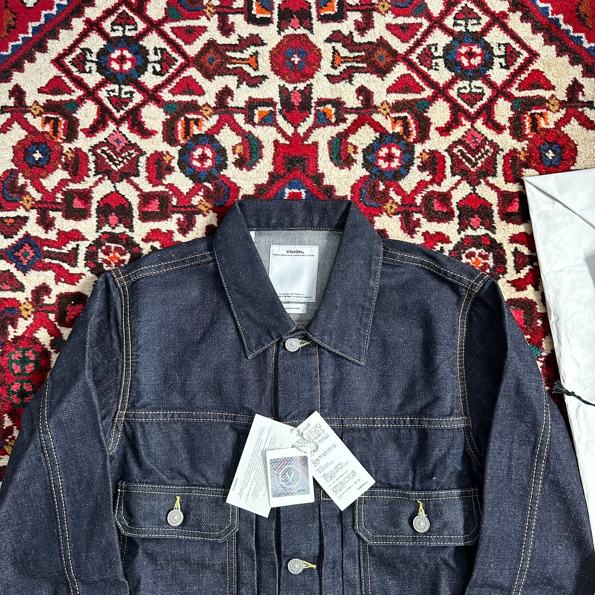 visvim 12aw 101 Denim Jacket — detail