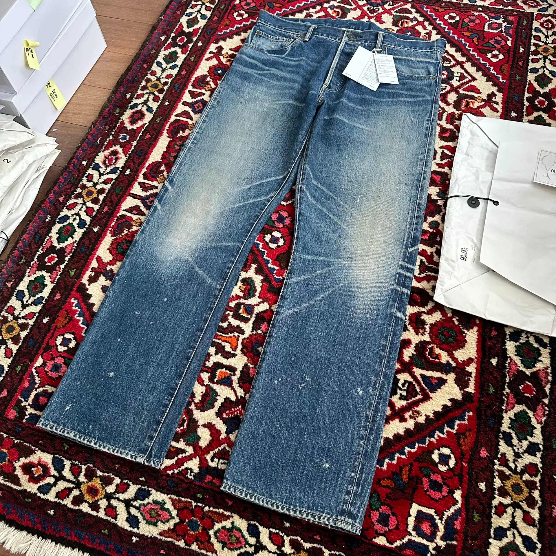 visvim 21AW 16D29 Washed Jeans — back