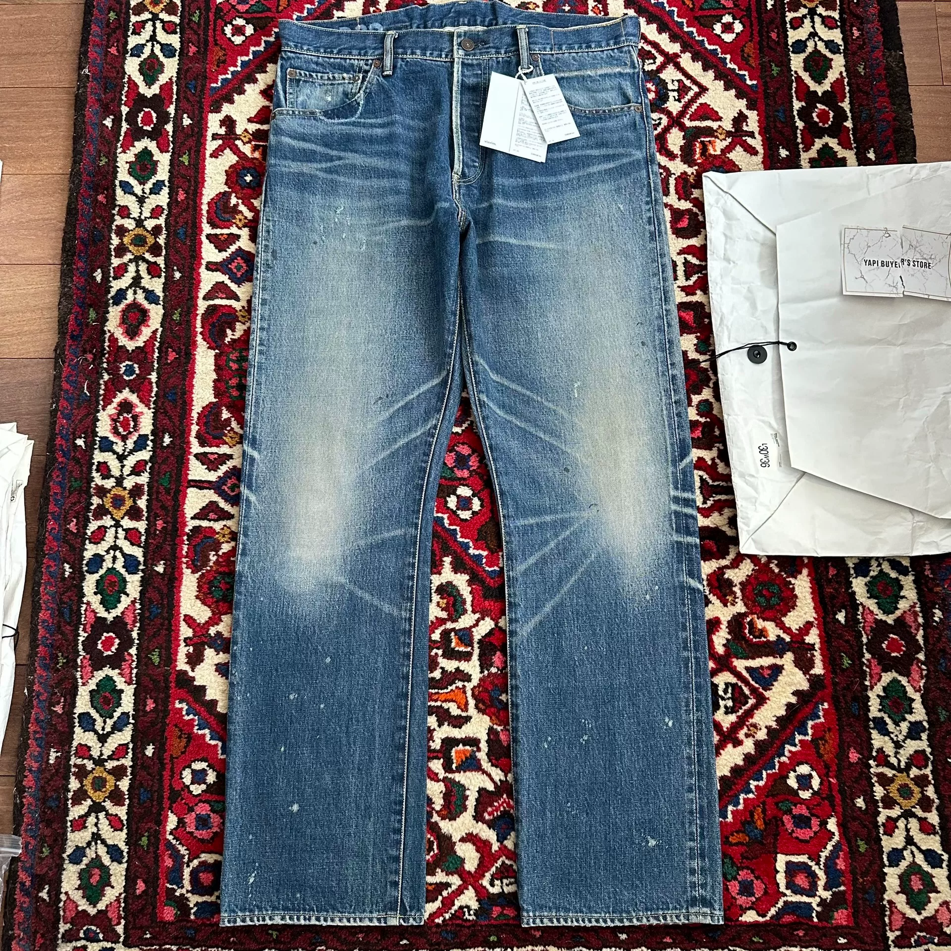 visvim 21AW 16D29 Washed Jeans — front