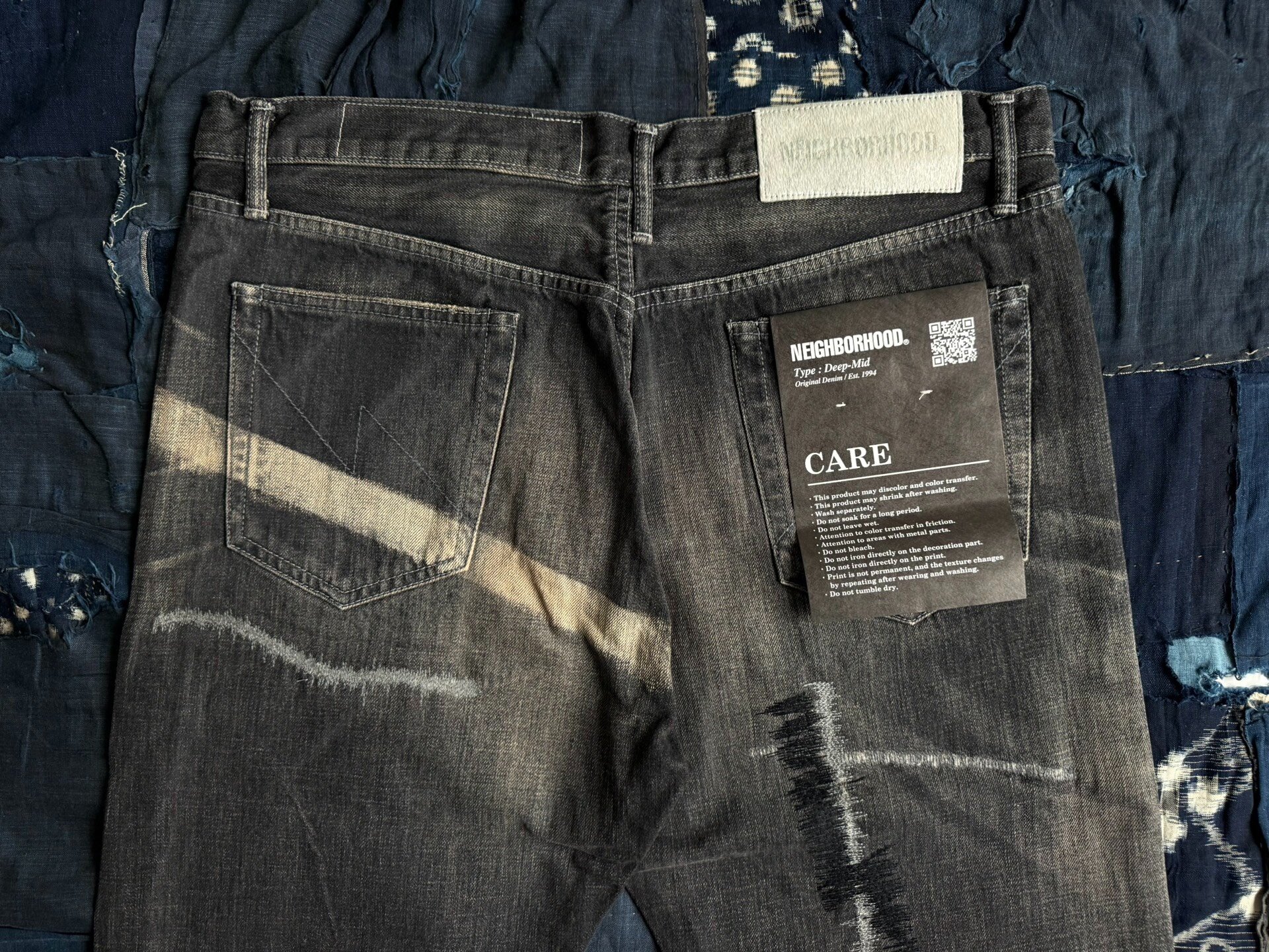 Neighborhood 23SS Savage Denim Mid — back