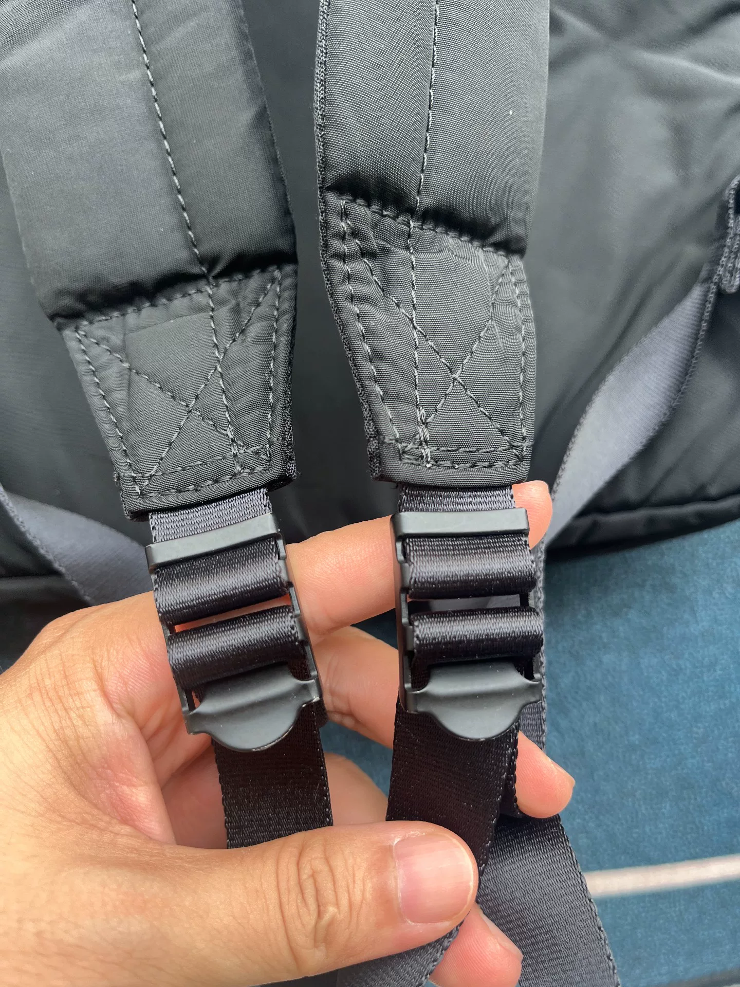 Porter Senses Black Backpack — label