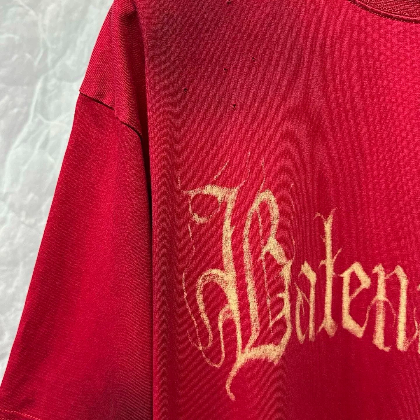 Balenciaga Printed Short Sleeve T-shirt — detail