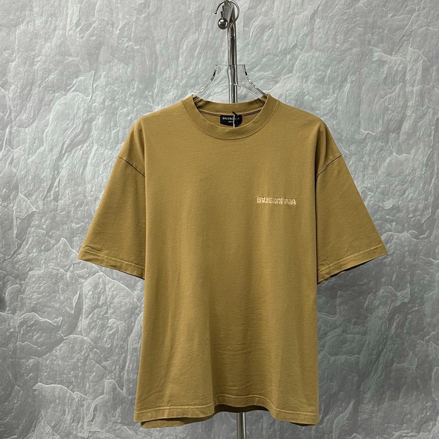 Balenciaga Logo Embroidered Short-Sleeve Tee