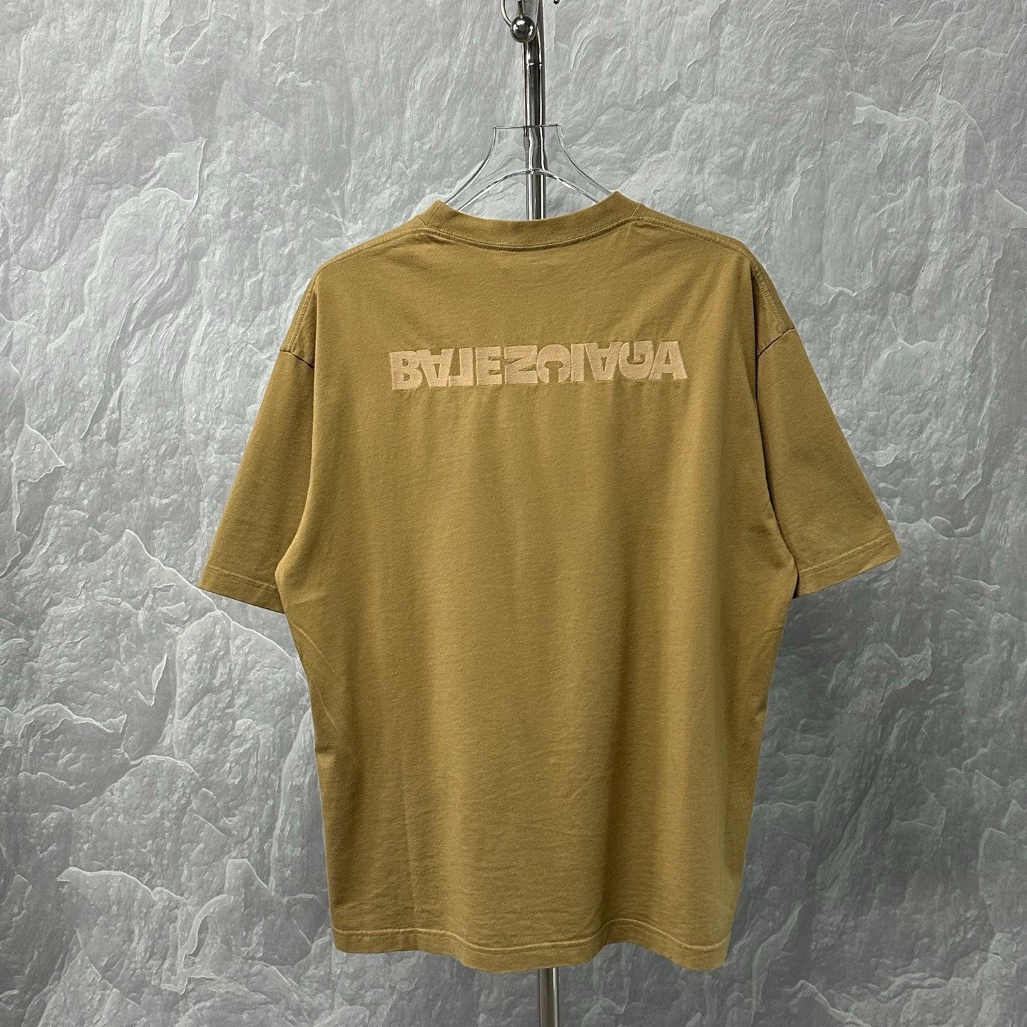 Balenciaga Logo Embroidered Short-Sleeve Tee — back