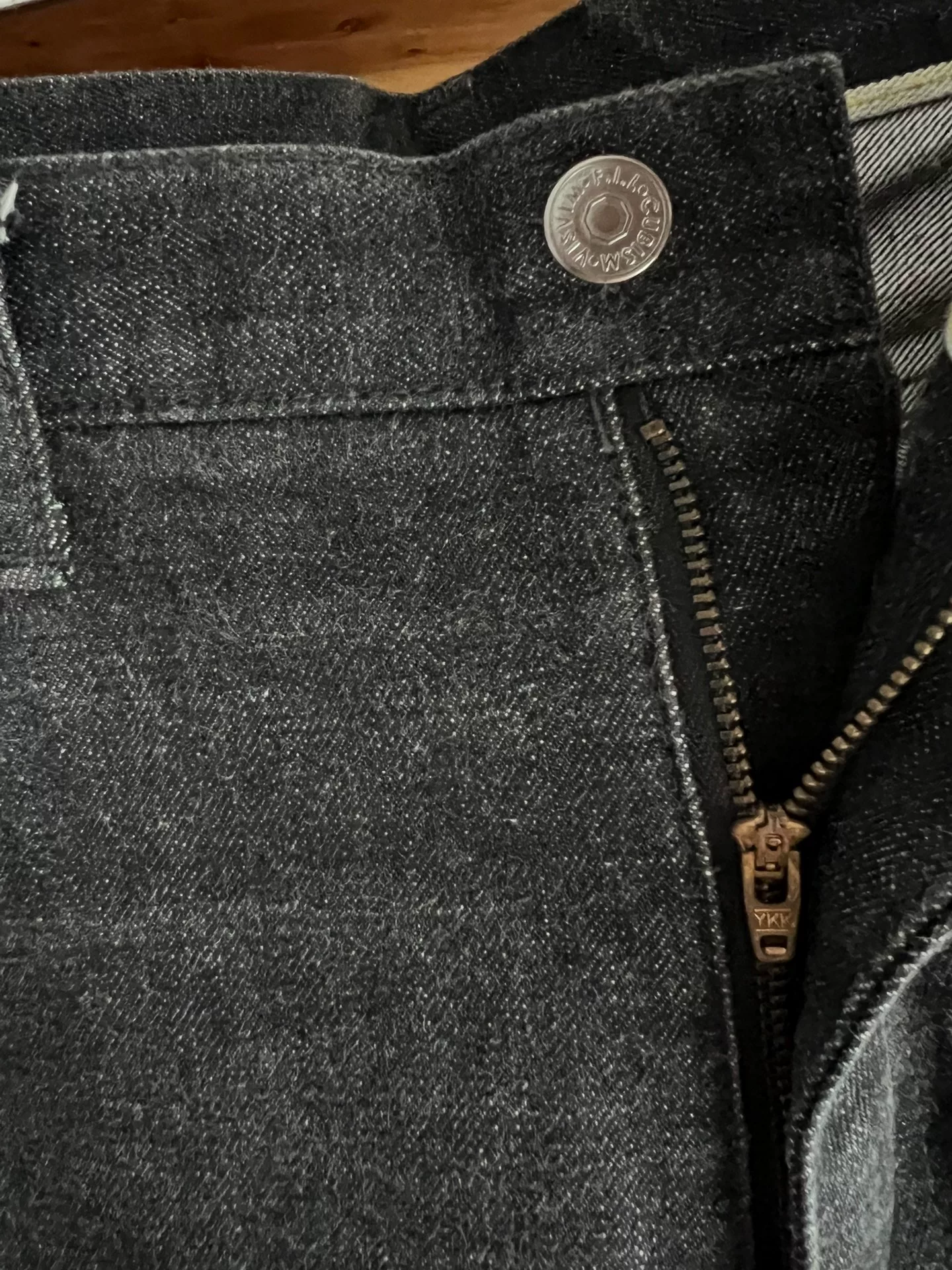visvim Japanese-Made Black 05 Jeans — label
