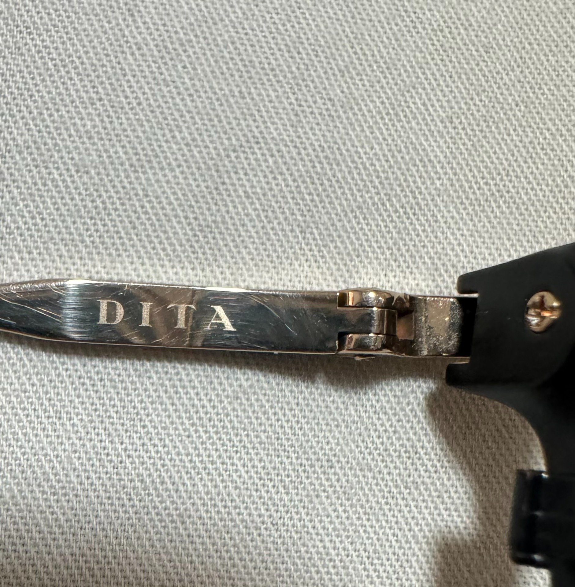 Dita United DRX-2078 Titanium Eyeglasses Frame — back