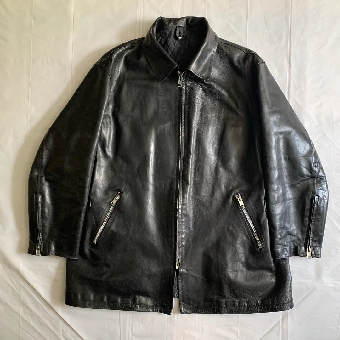 Yohji Yamamoto 1995AW Zip Leather Jacket