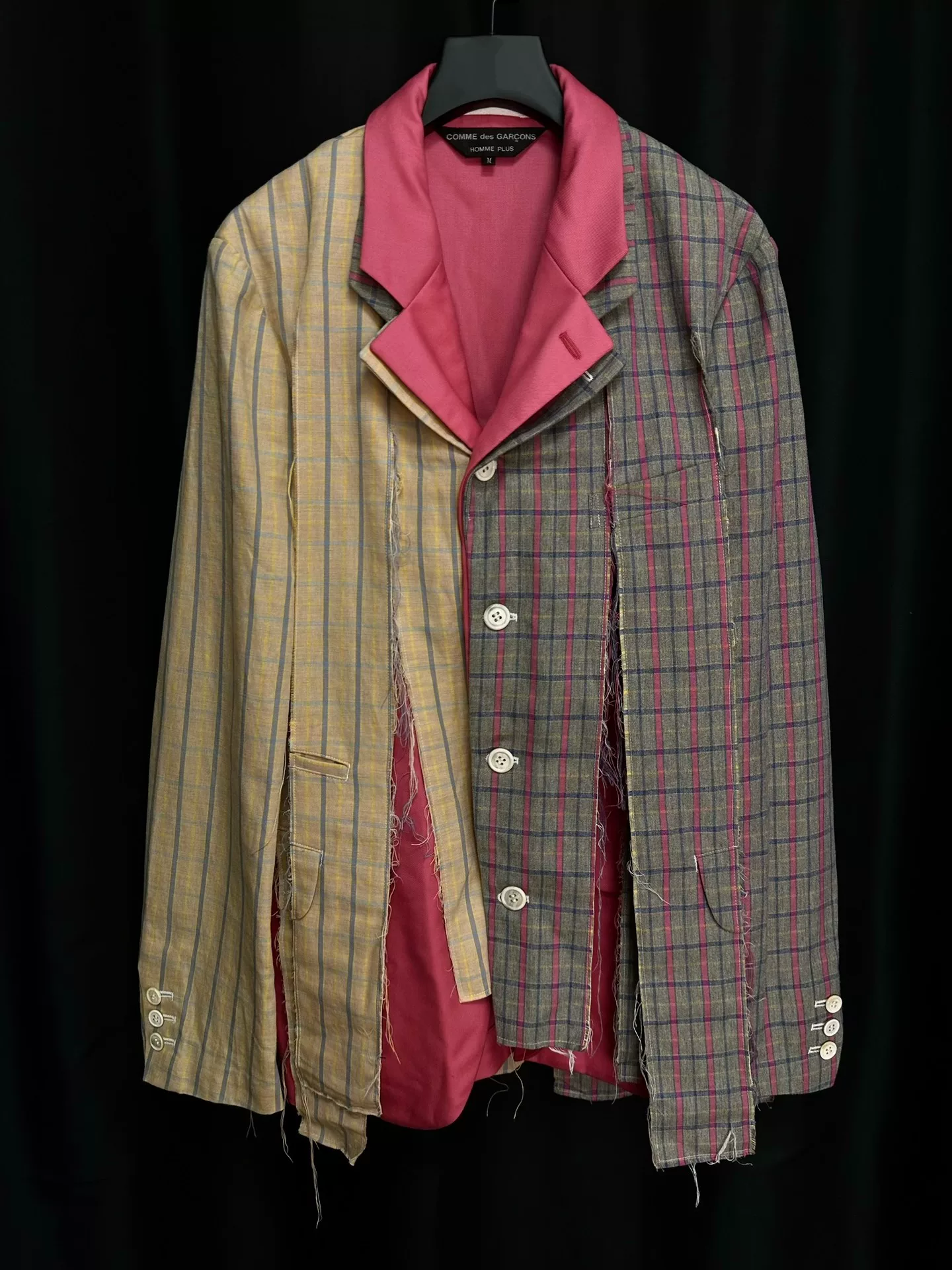 Comme des Garçons 19SS Patchwork Tear Jacket