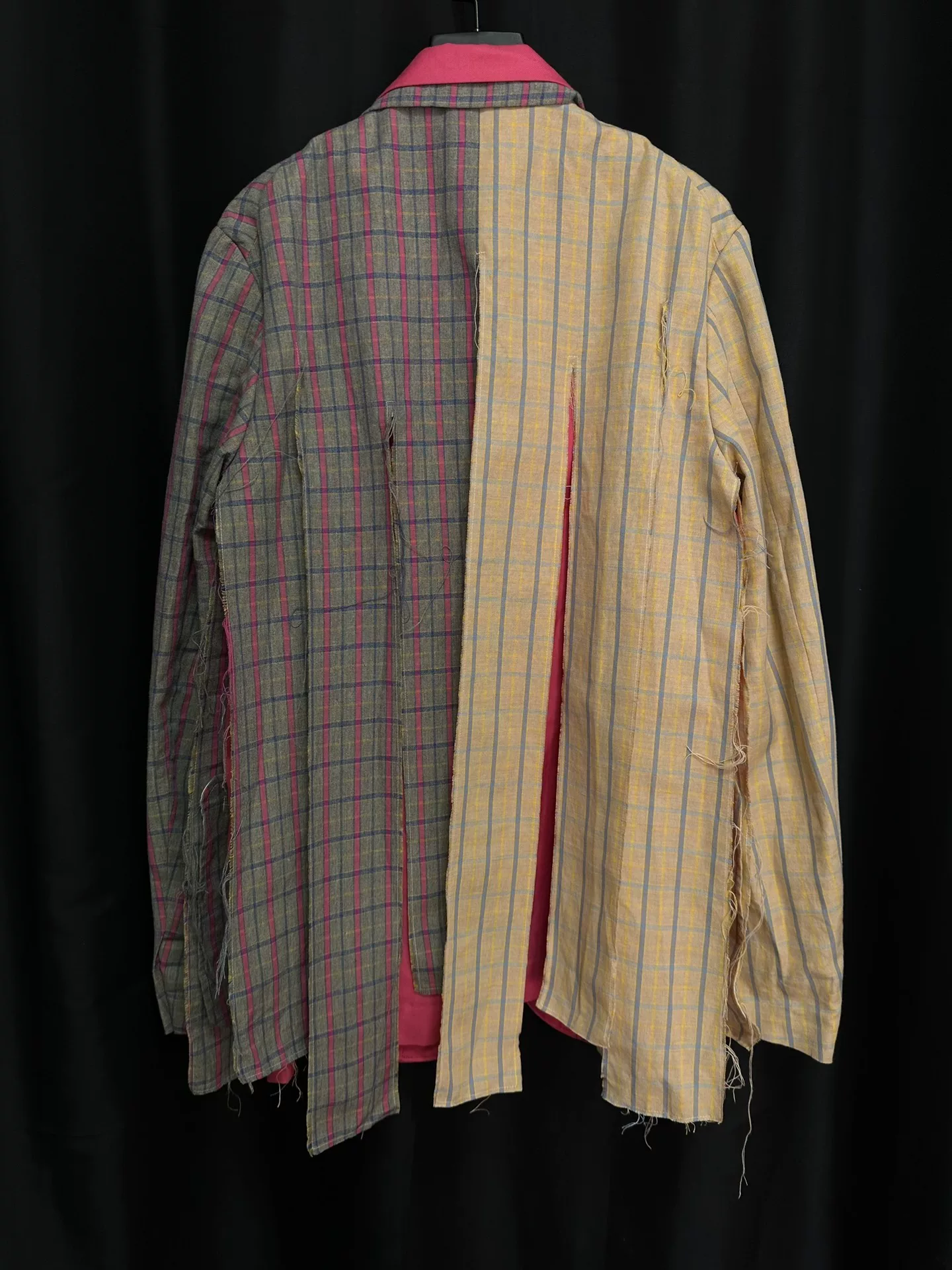 Comme des Garçons 19SS Patchwork Tear Jacket — front