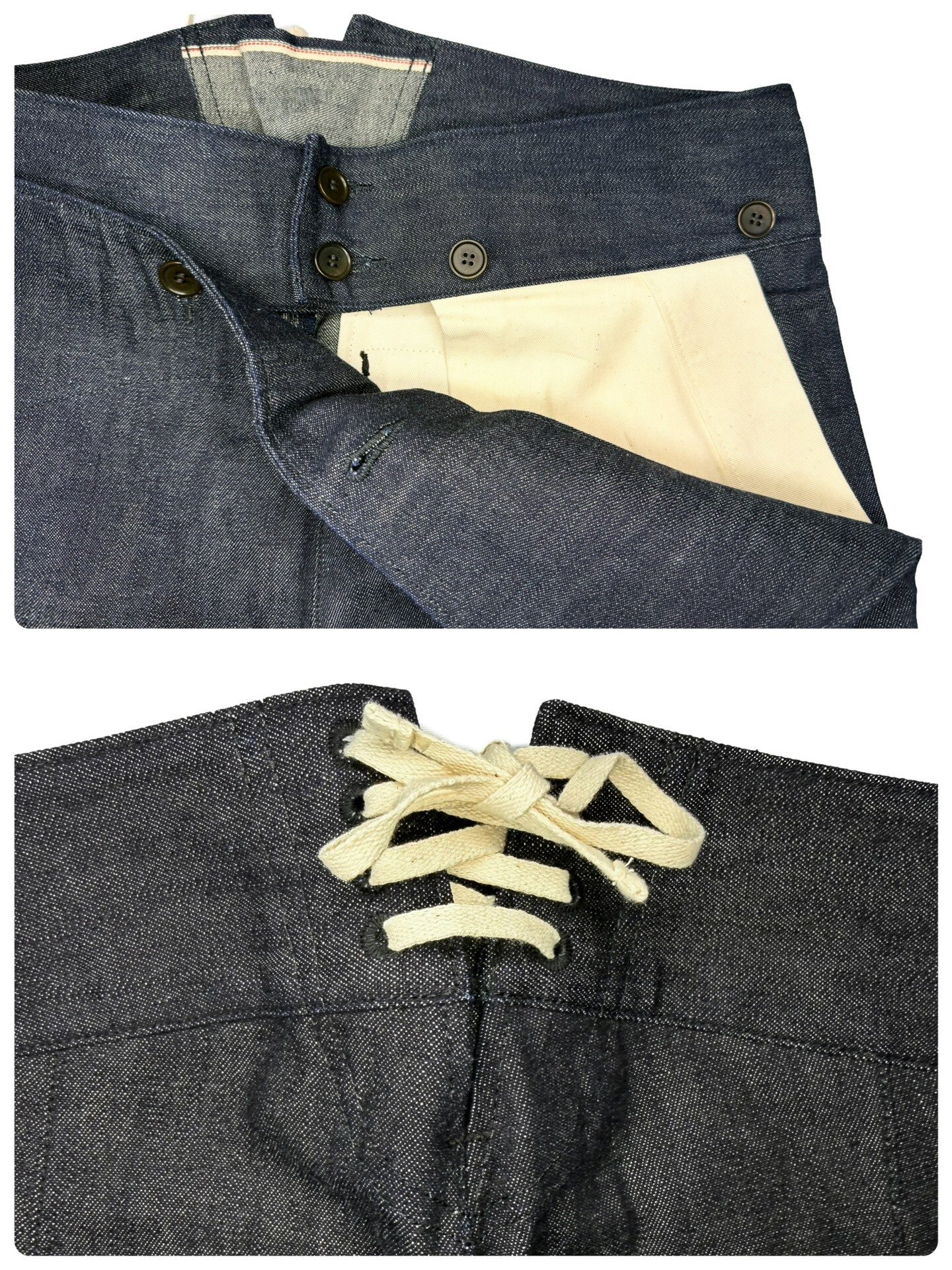 VISVIM HOLMAN PANTS UNWASHED — detail