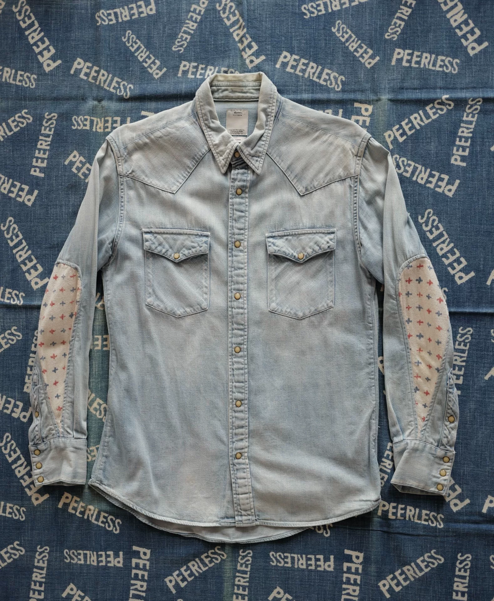 visvim 13ss Water Drop Cross Shirt