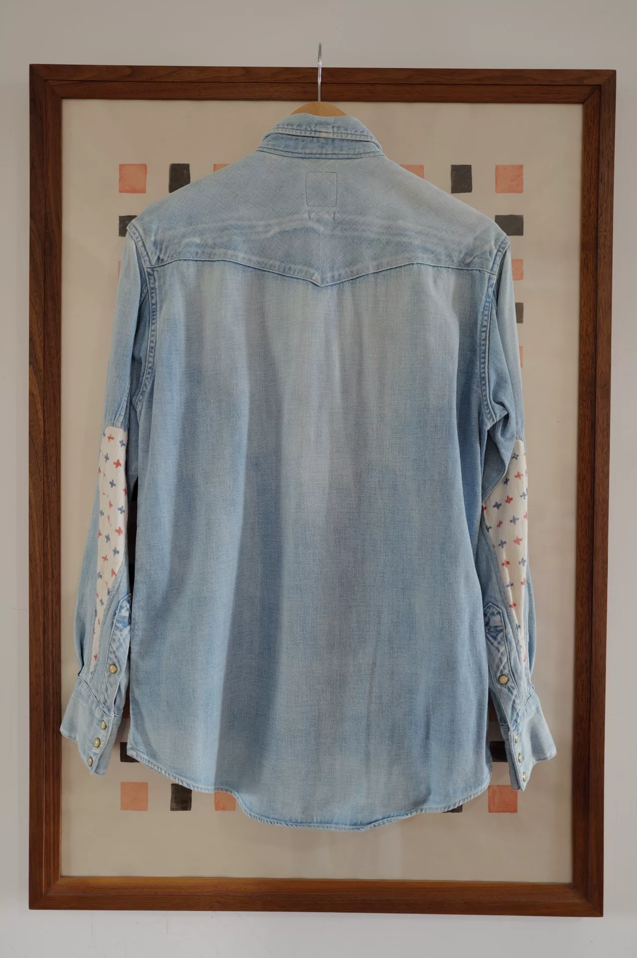 visvim 13ss Water Drop Cross Shirt — back