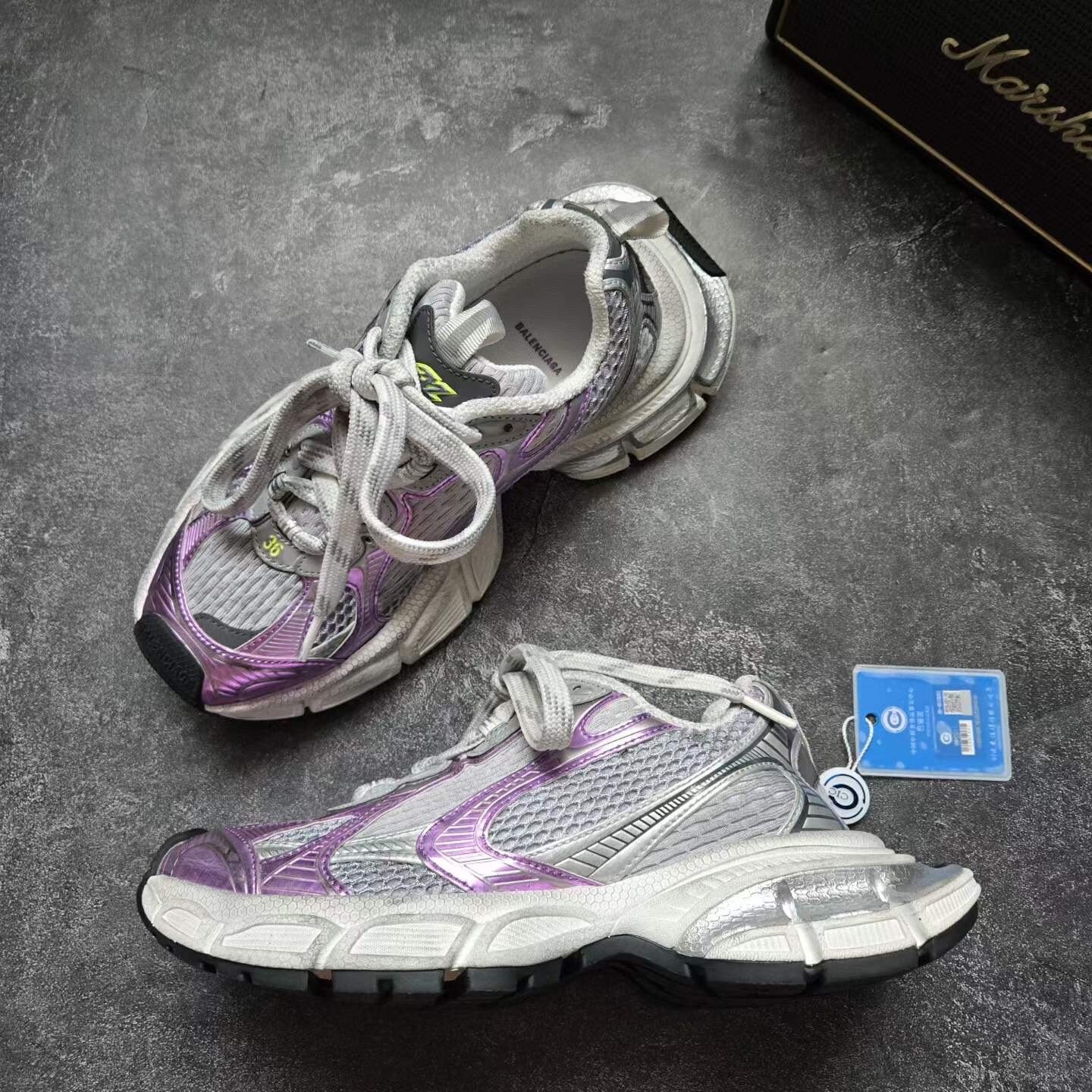 Balenciaga 3XL Multi Color Sneakers — back