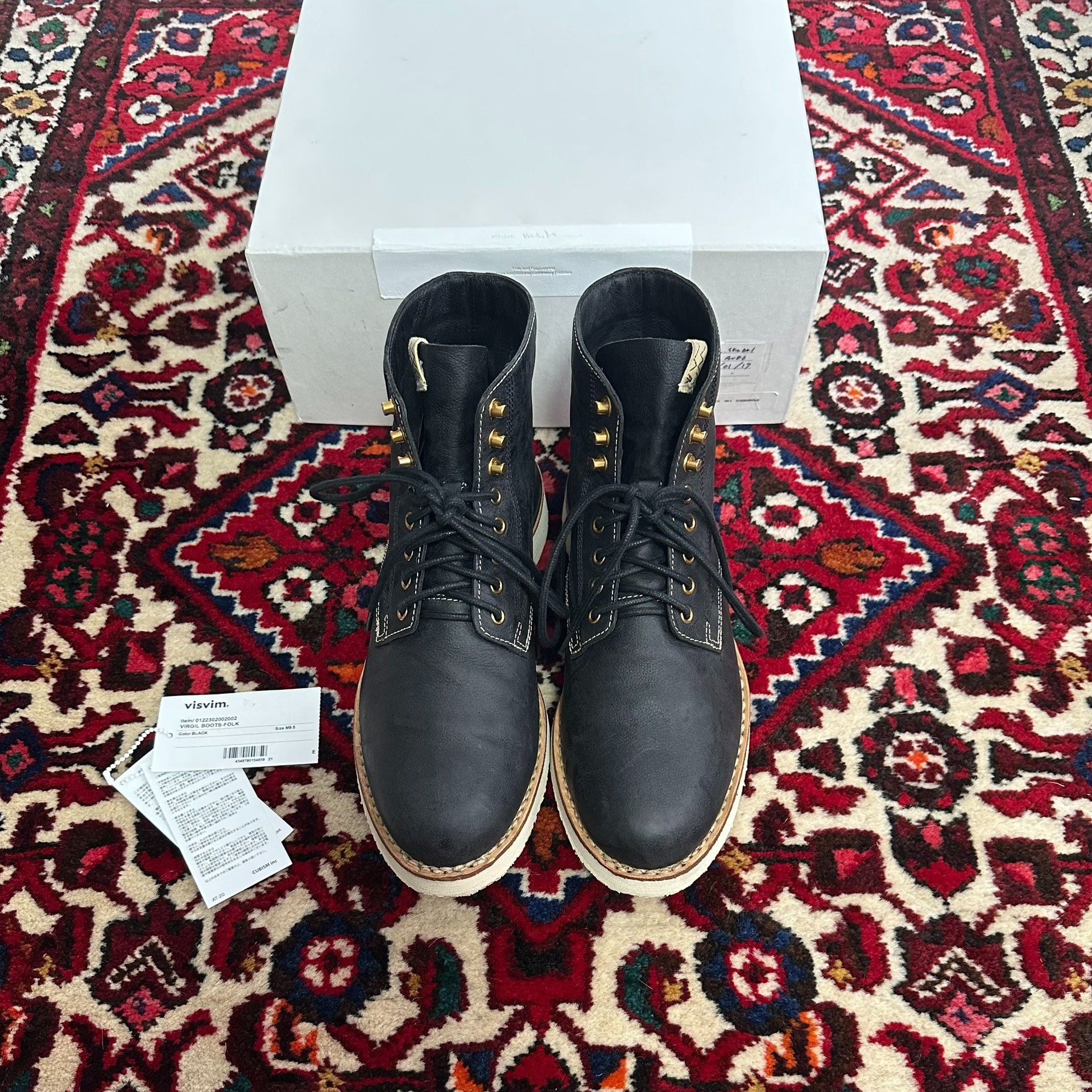 visvim Virgil Boots Folk 22AW