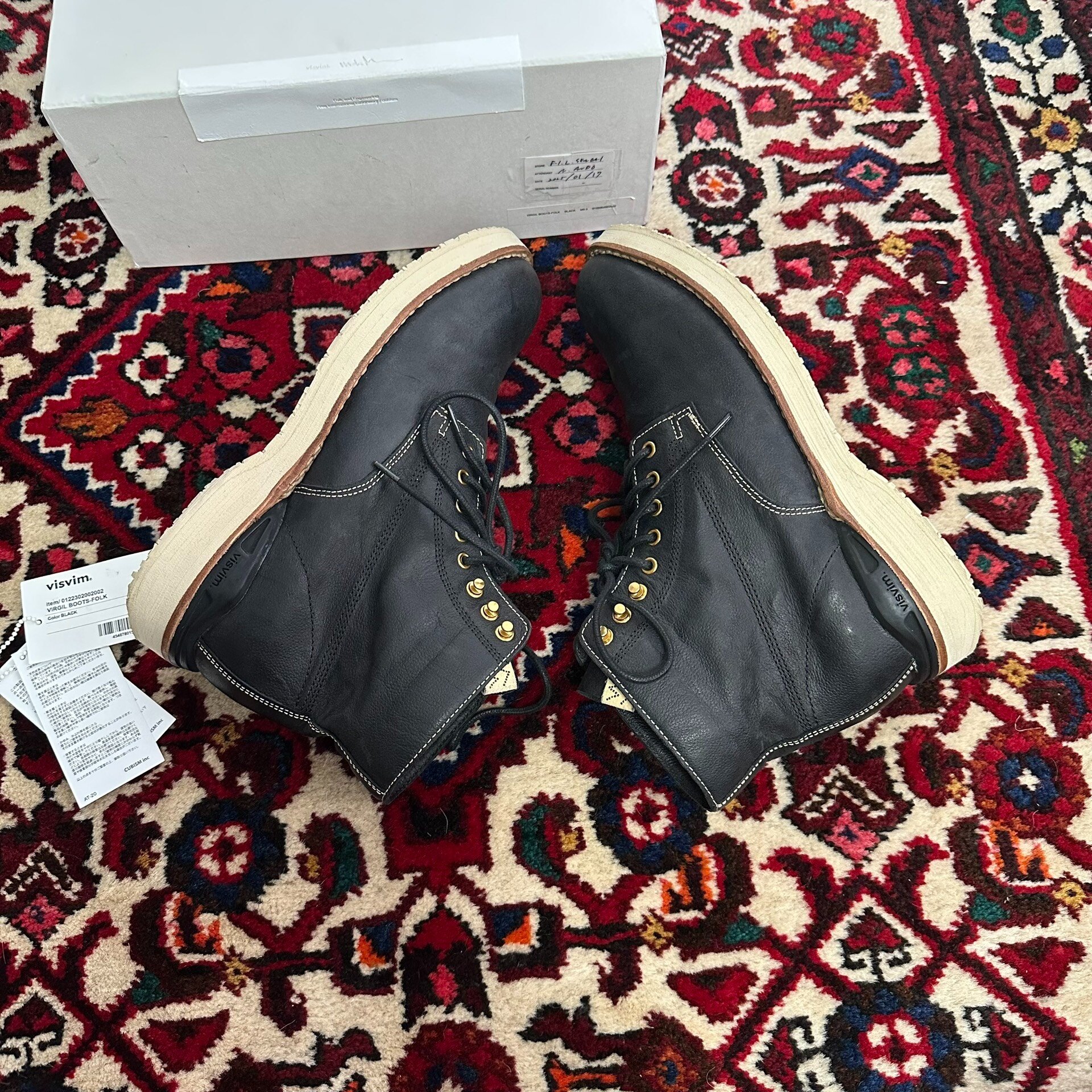 visvim Virgil Boots Folk 22AW — back