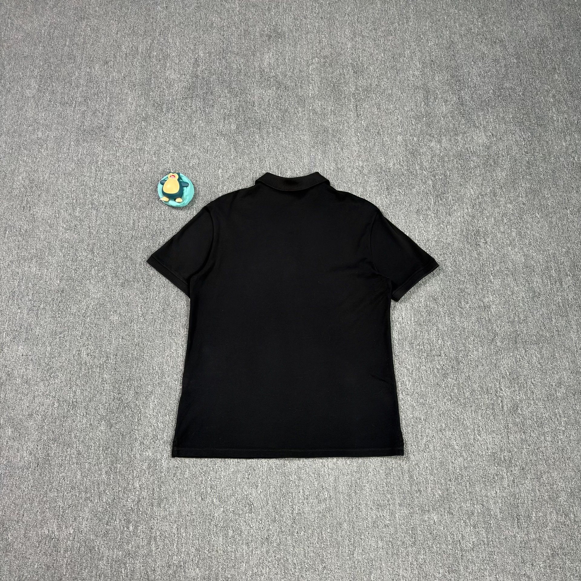 Louis Vuitton Black Short-Sleeve Polo — front