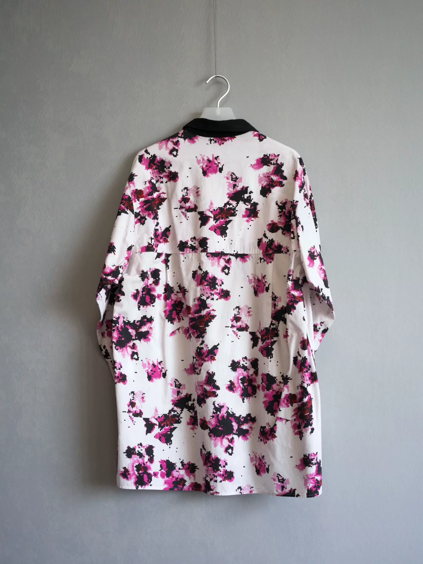 Yohji Yamamoto Pixel Floral Shirt — front