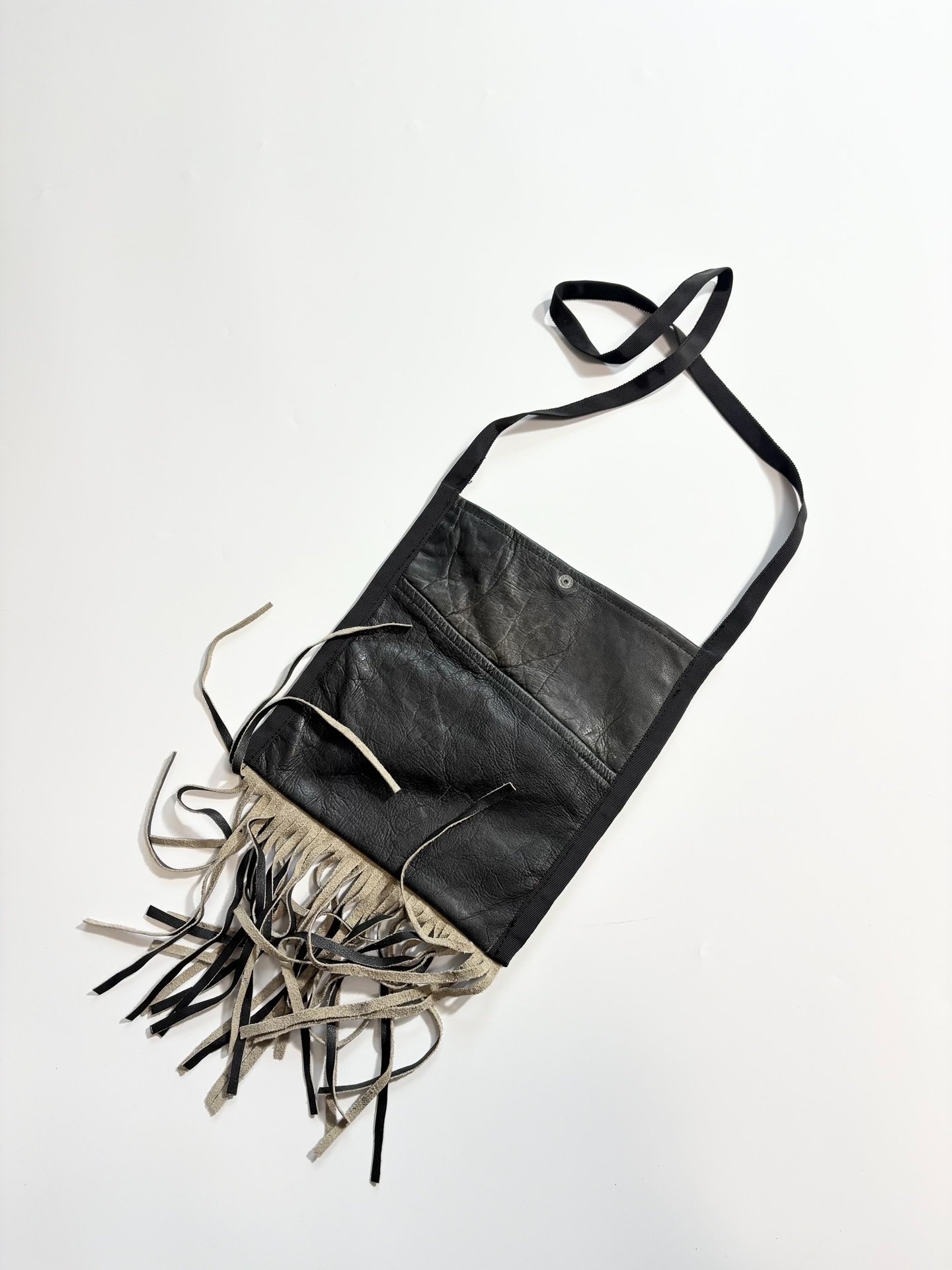 KAPITAL Leather Crossbody Bag — front