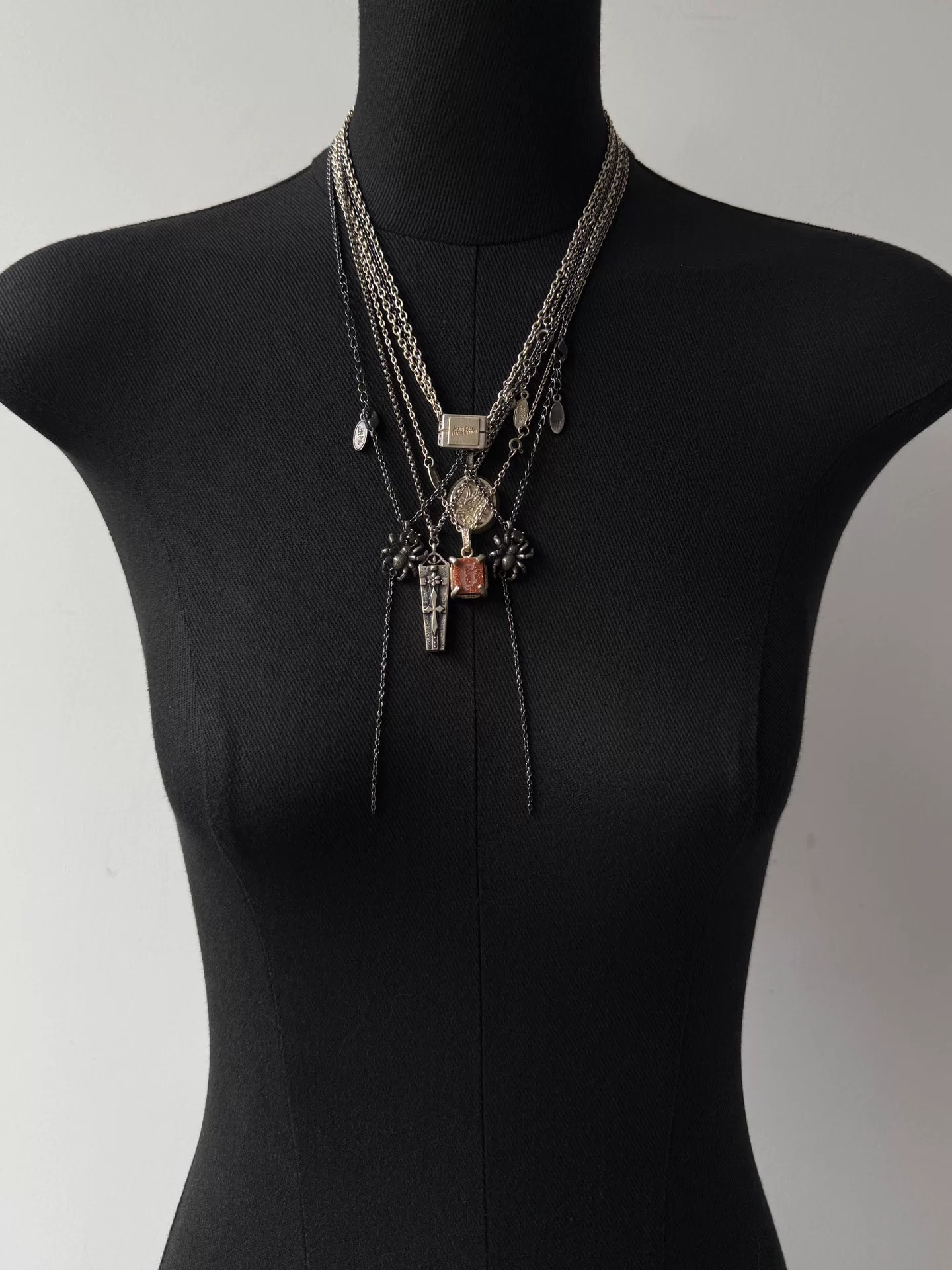 Jean Paul Gaultier JPG Pendant Necklace — detail