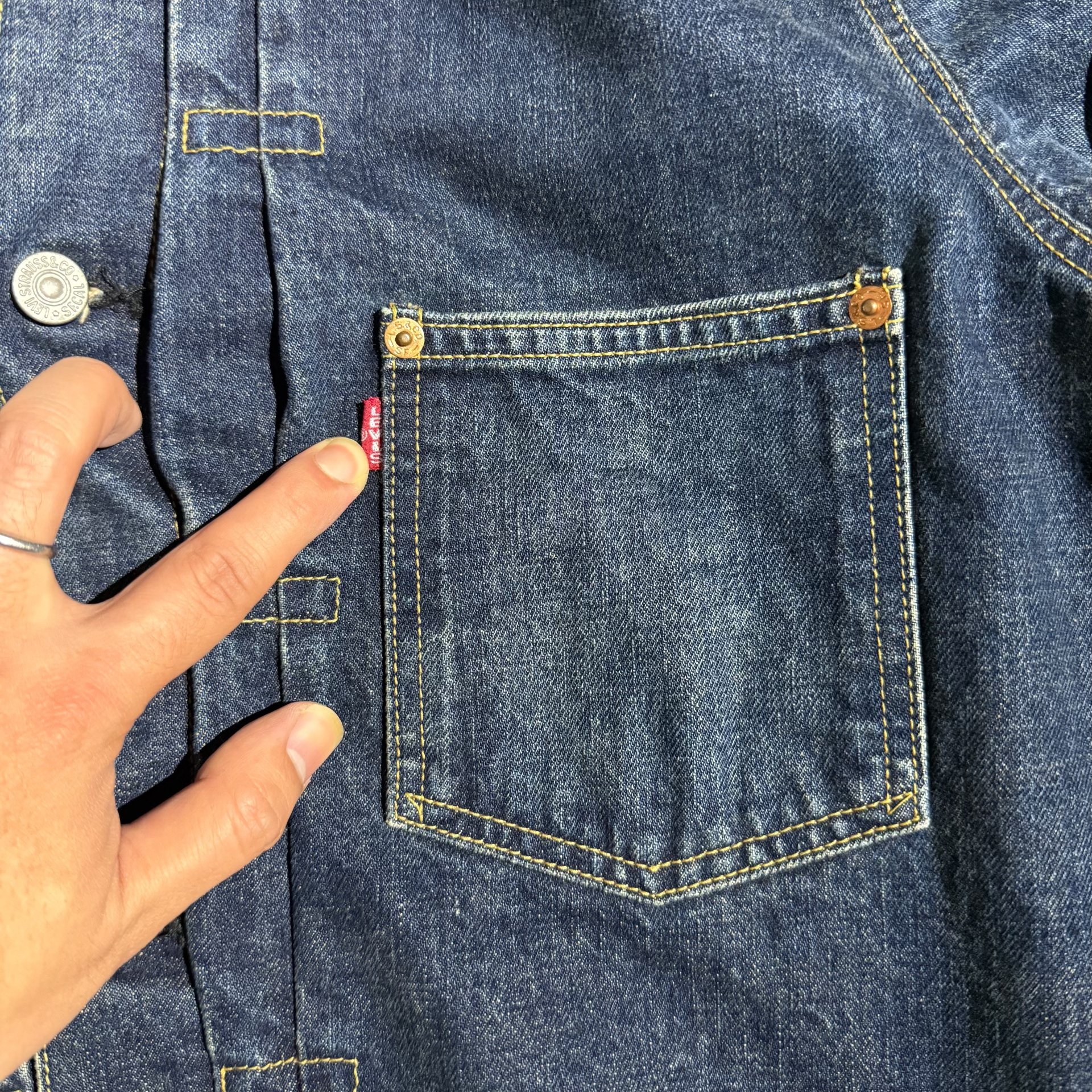 Levi's LVC 506XX J22 Denim Jacket — back
