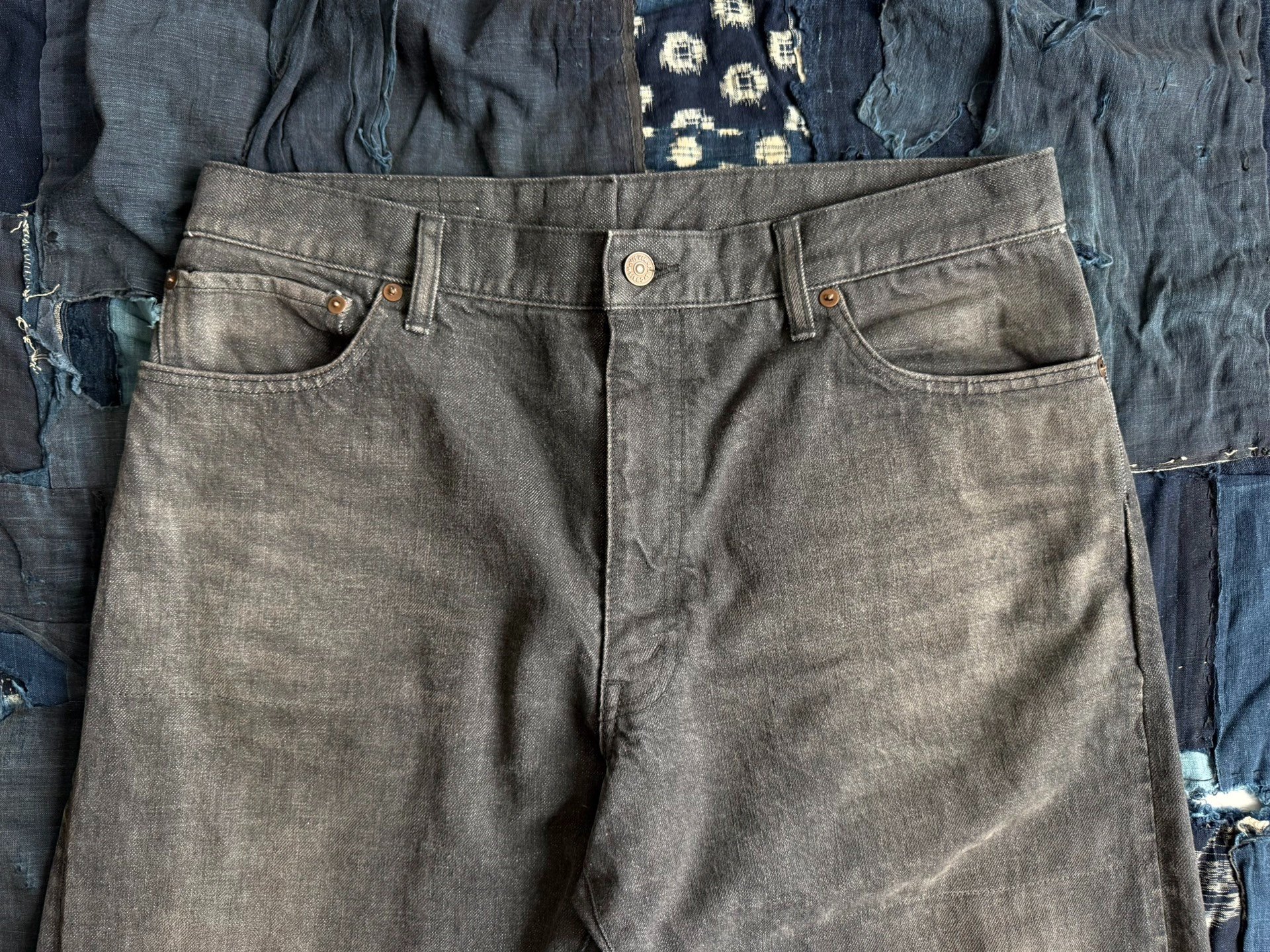 VISVIM 23AW Journeyman Pants Tacked DMGD Spot — detail