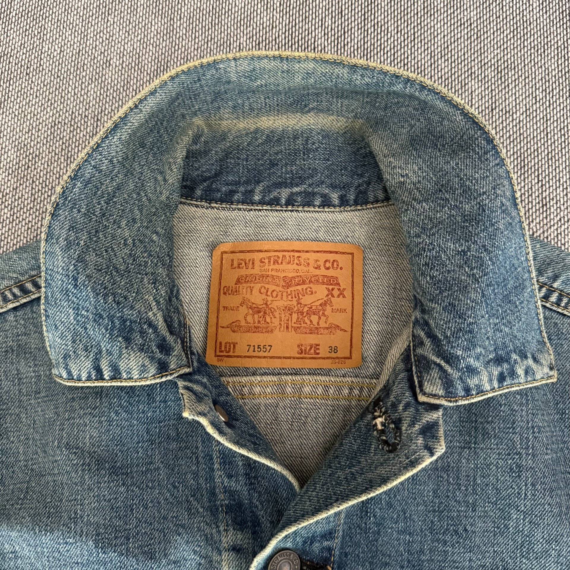 Levi's LVC71557 Type3 Denim Jacket — detail