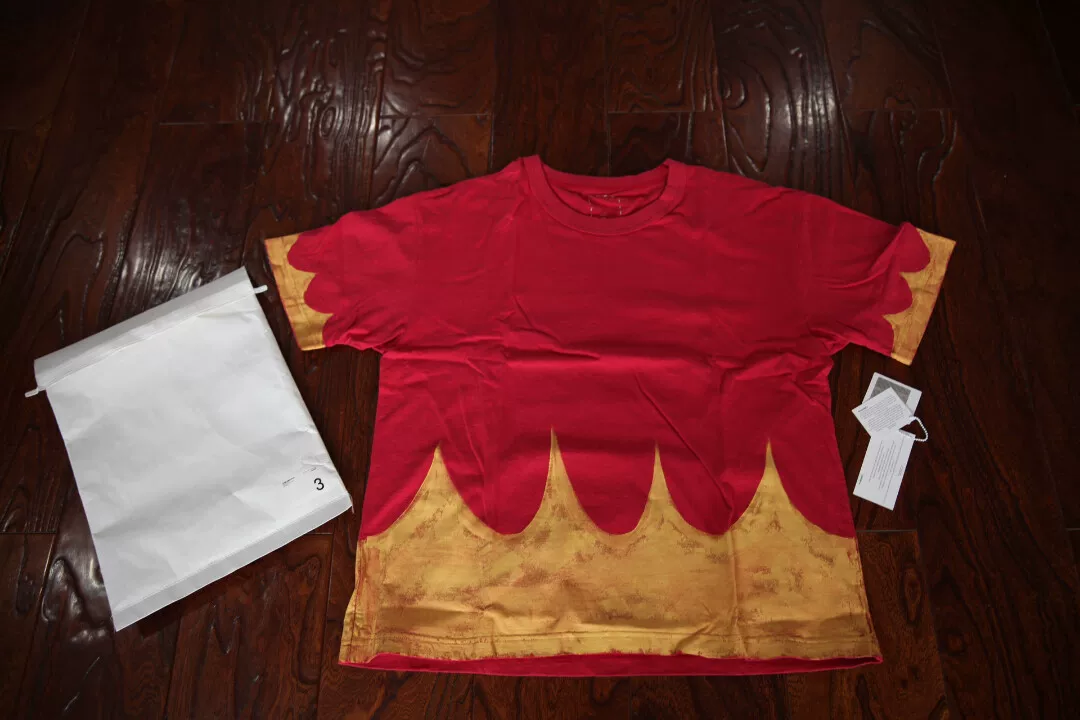 Visvim Flamma Jumbo S/S Red Tee