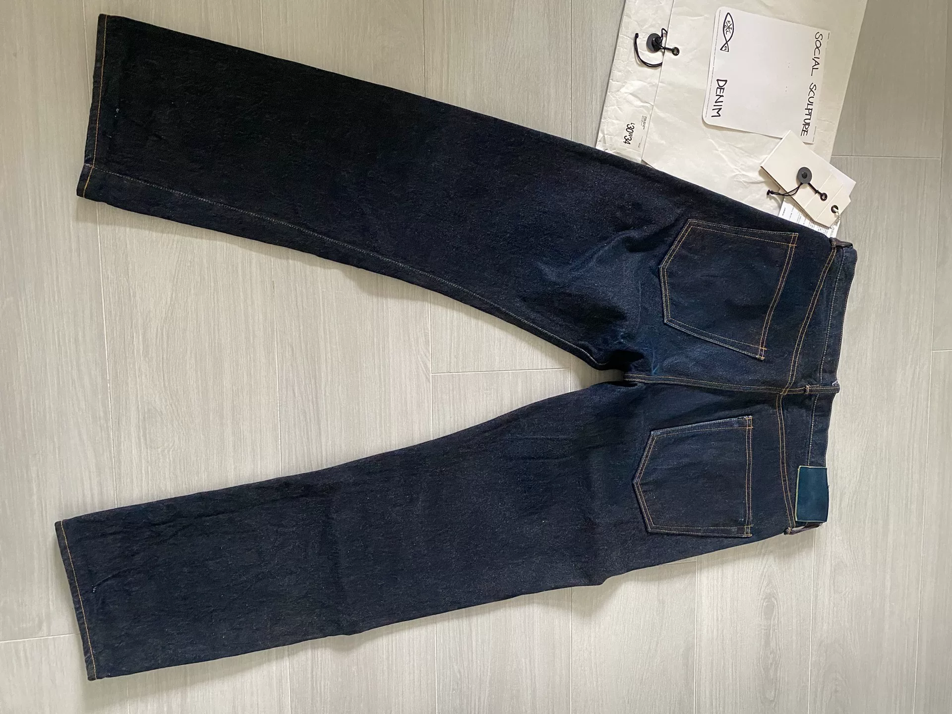 VISVIM 23AW SOCIAL SCULPTURE 01 Jeans — detail
