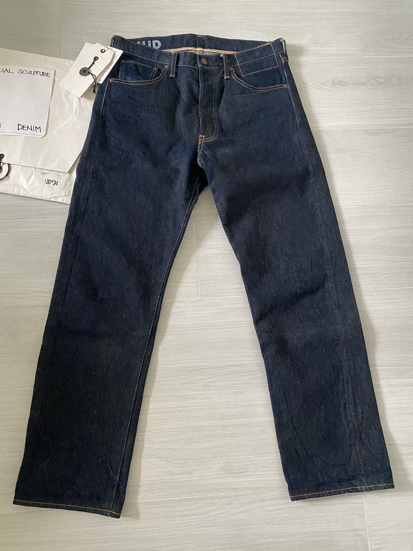VISVIM 23AW SOCIAL SCULPTURE 01 Jeans — front