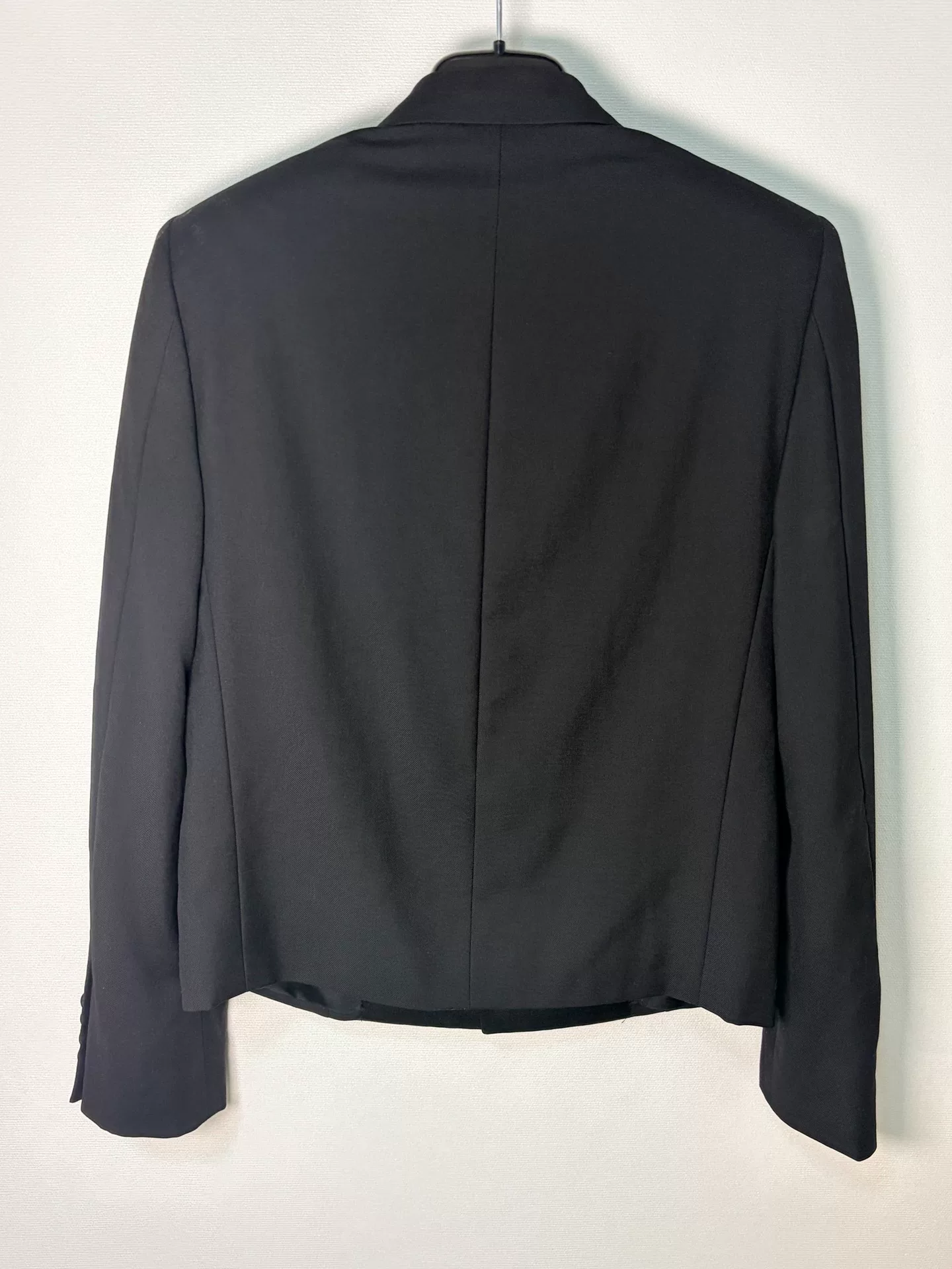 Saint Laurent 2014SS Runway Satin Collar Chain Blazer — front