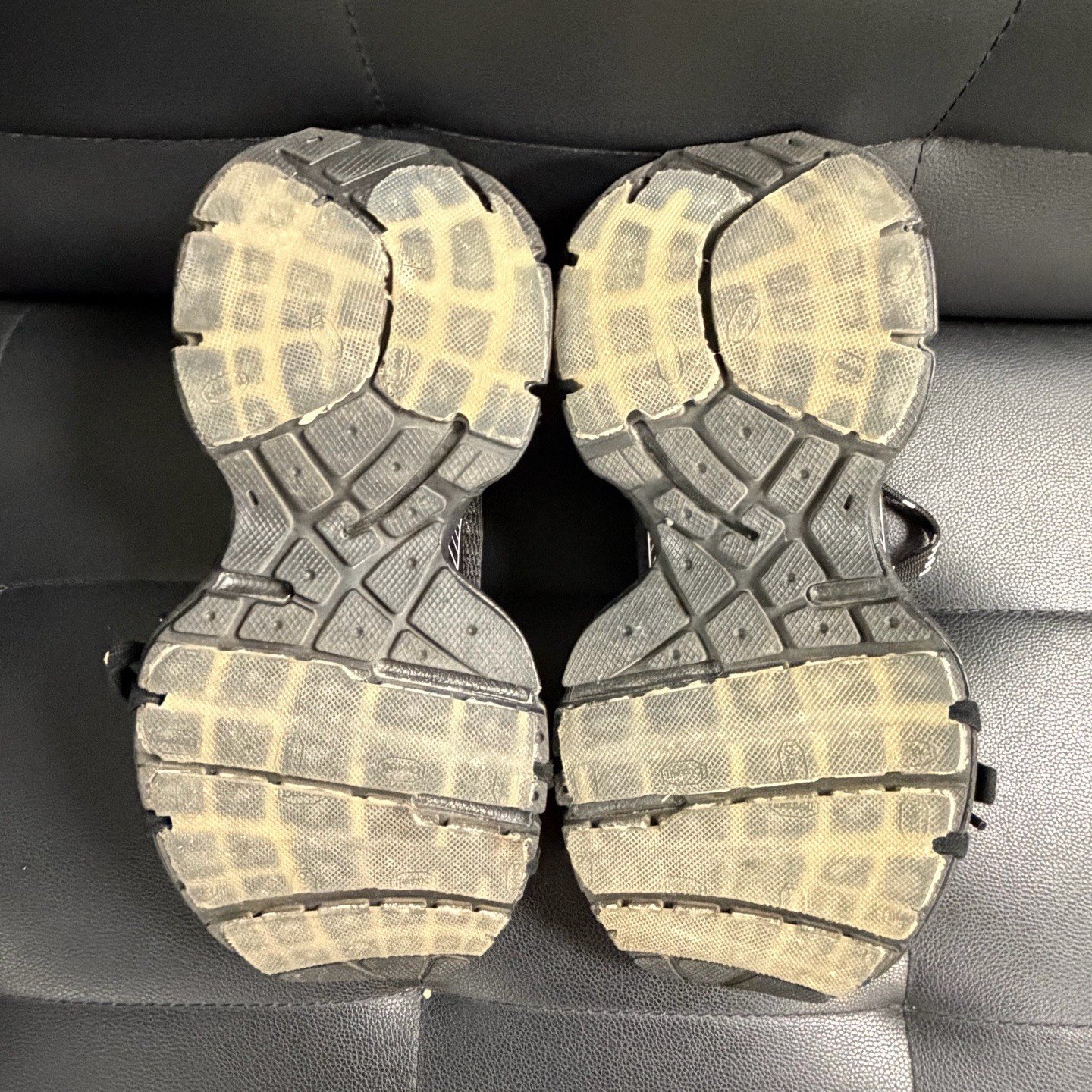 Balenciaga 3XL Black Silver Low Top Dad Shoes — back