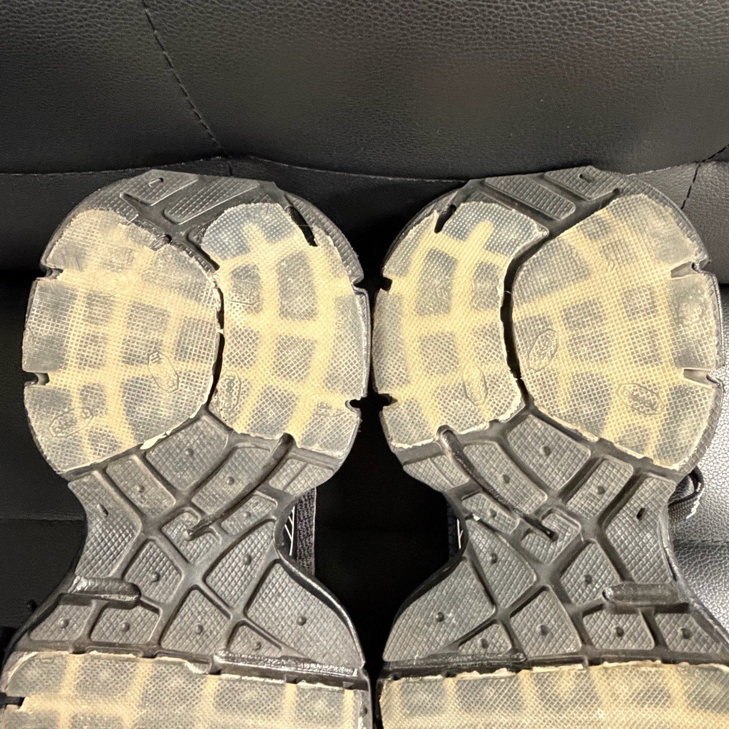 Balenciaga 3XL Black Silver Low Top Dad Shoes — label