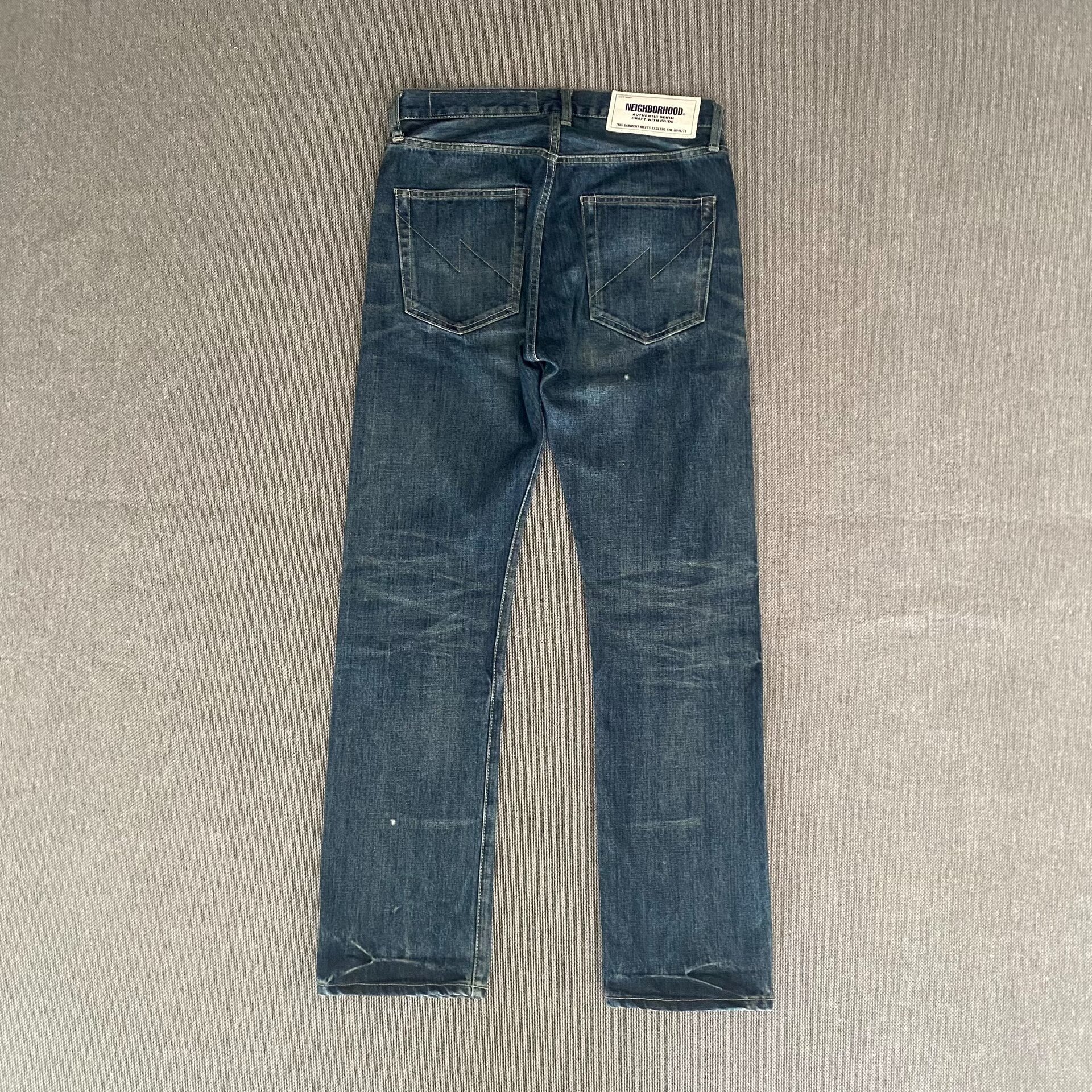 Neighborhood 19AW Basic Washed Jeans — detail