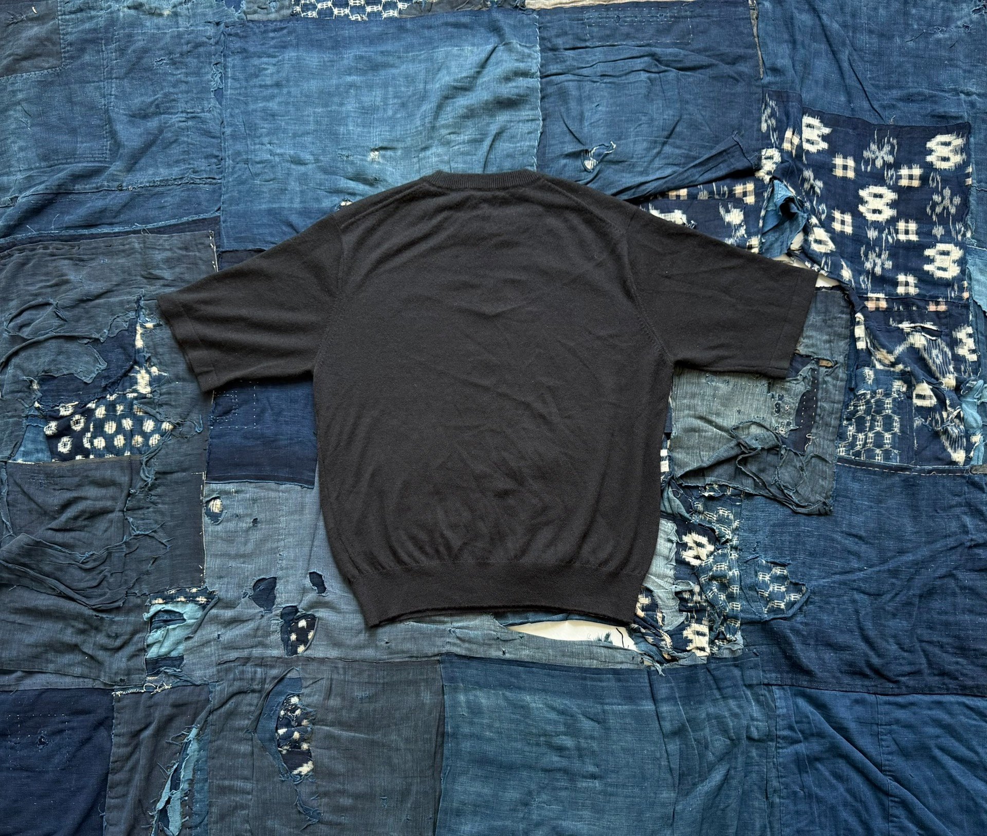 AURALEE 25SS HARD TWIST CASHMERE KNIT TEE — front
