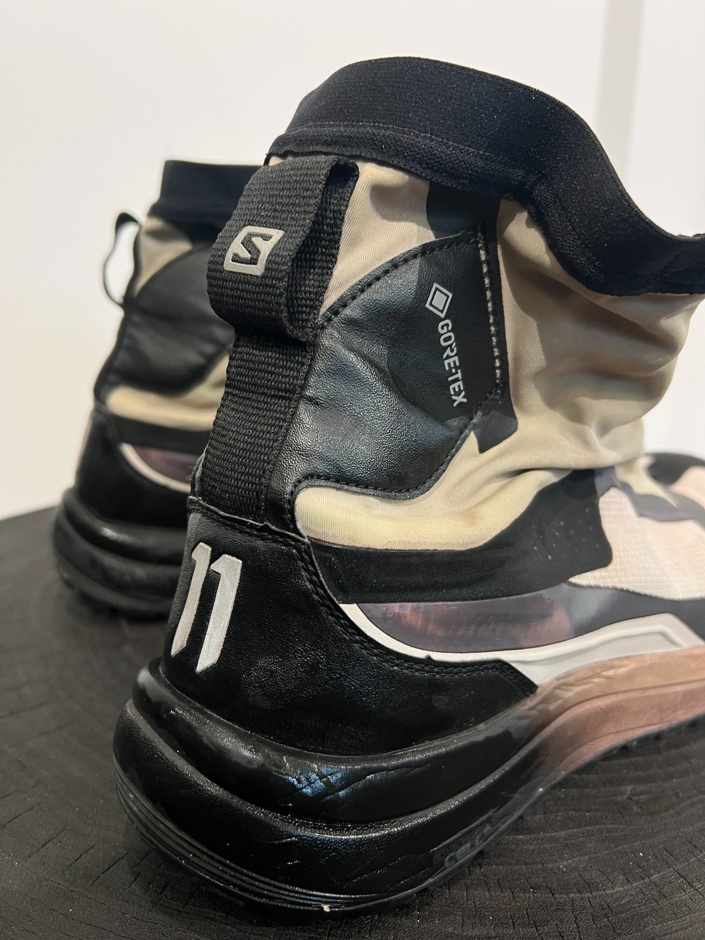 11 BBS x Salomon Bamba 2 High GTX — label