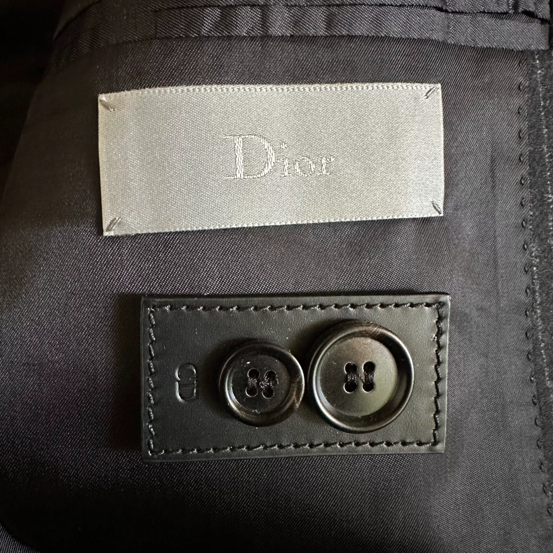Dior Homme 14FW Polka Dot Suit — back