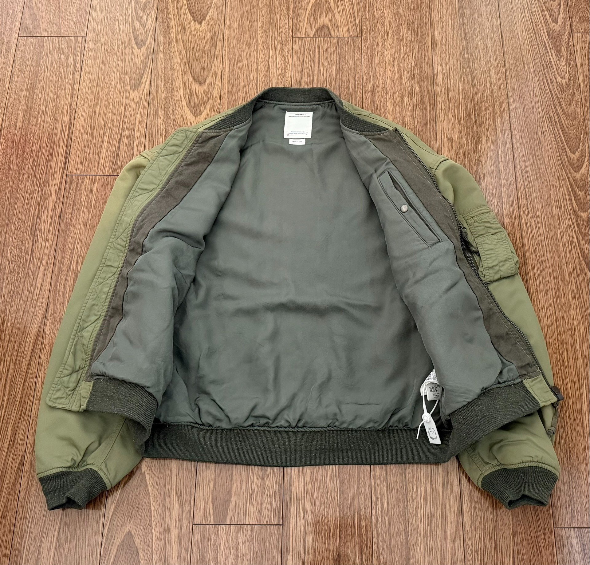 VISVIM 23SS THORSON MA-1 Jacket — detail