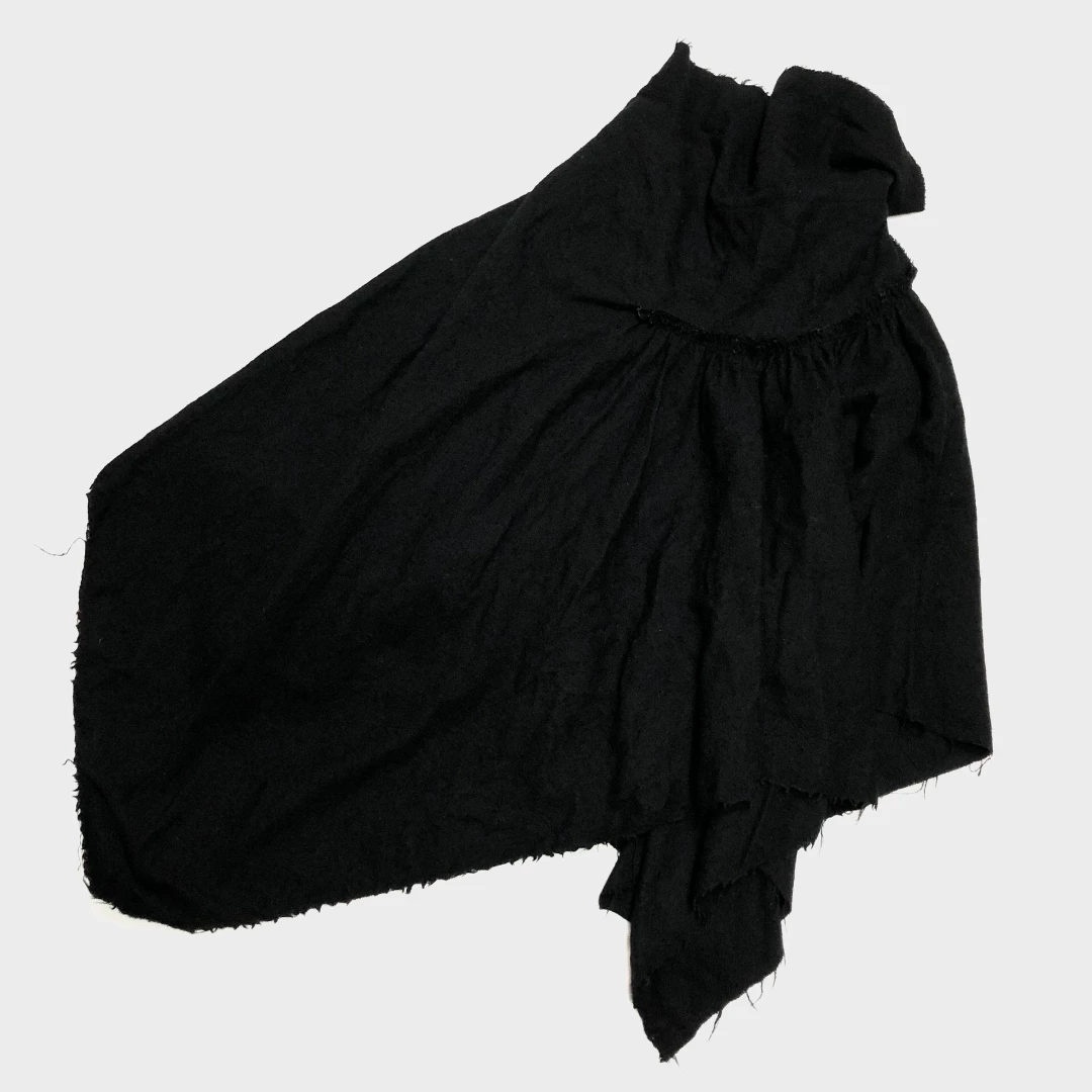 Comme des Garçons 04SS Felted Skirt — detail