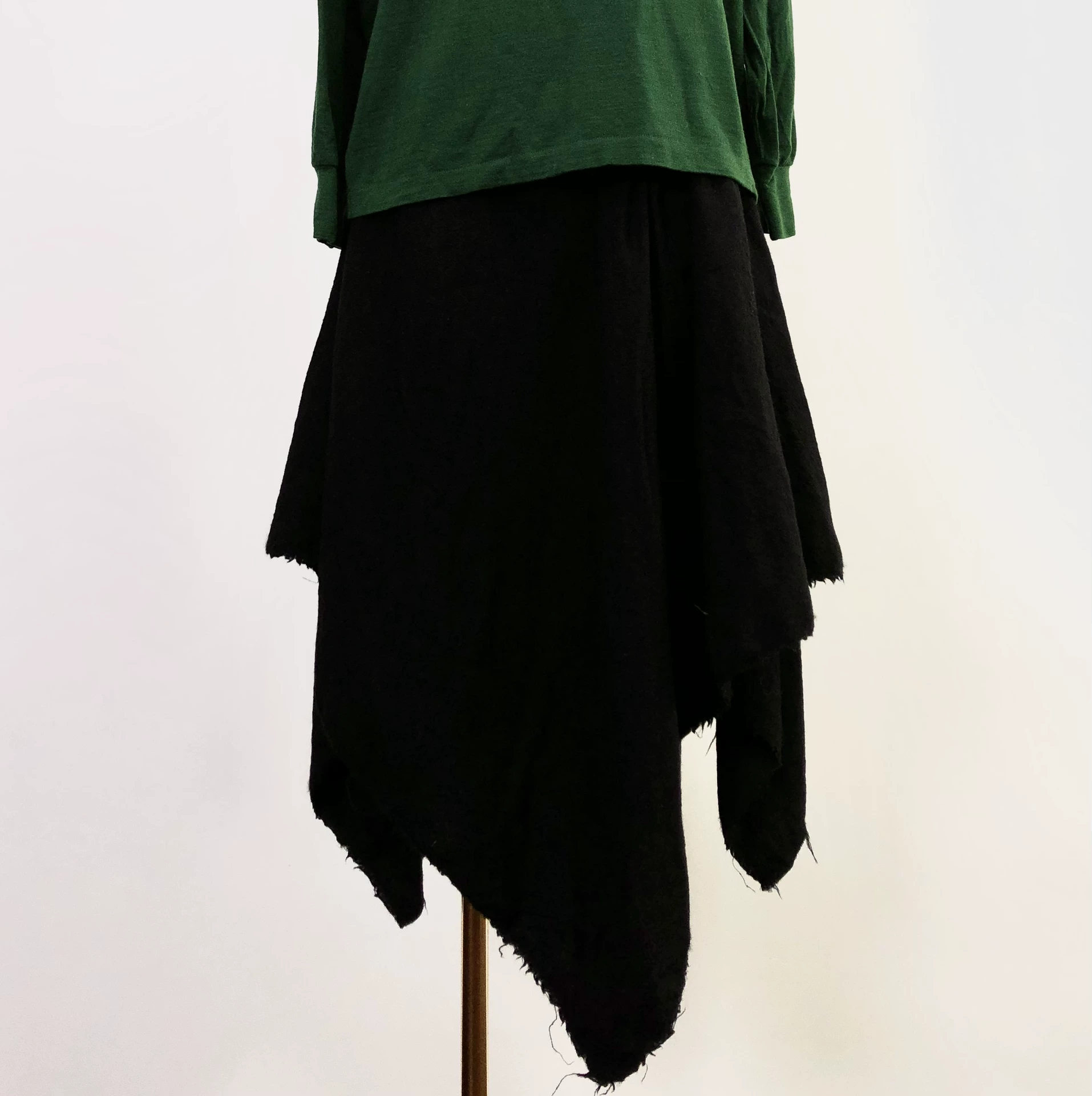 Comme des Garçons 04SS Felted Skirt — front